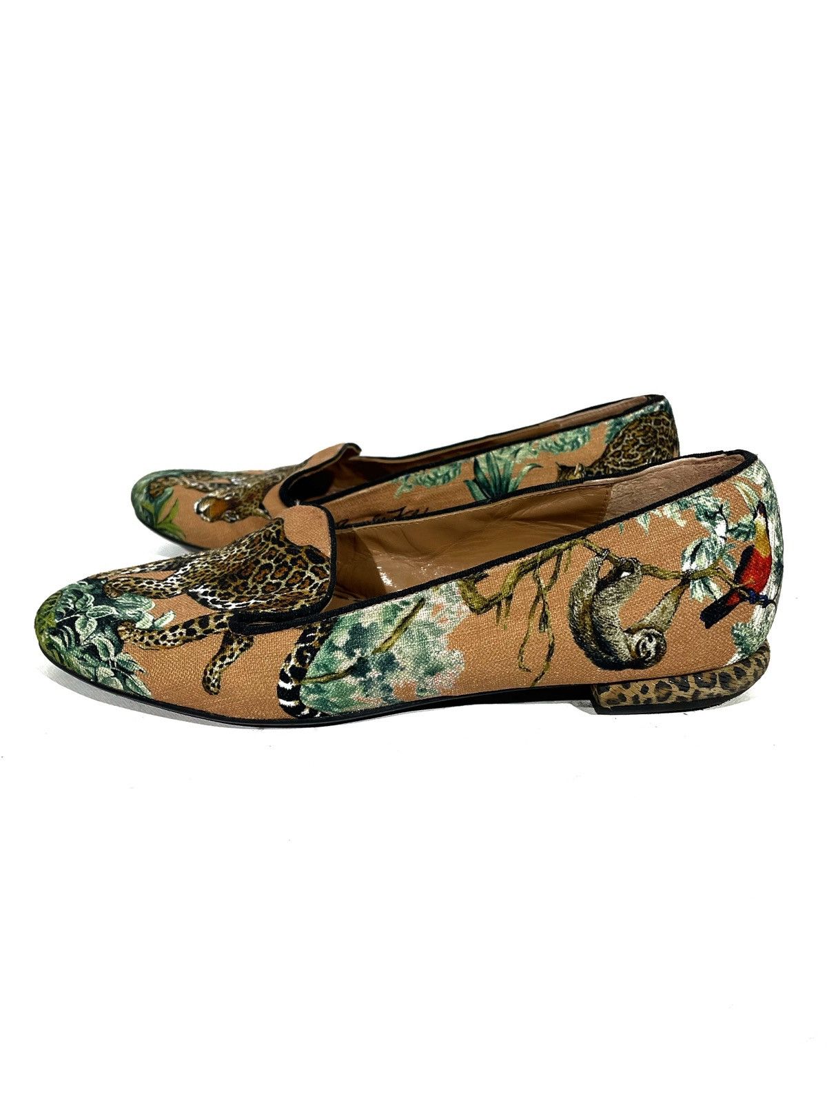 Beverly Feldman Women Loafers Size 37 Made Spain Gucci Style
