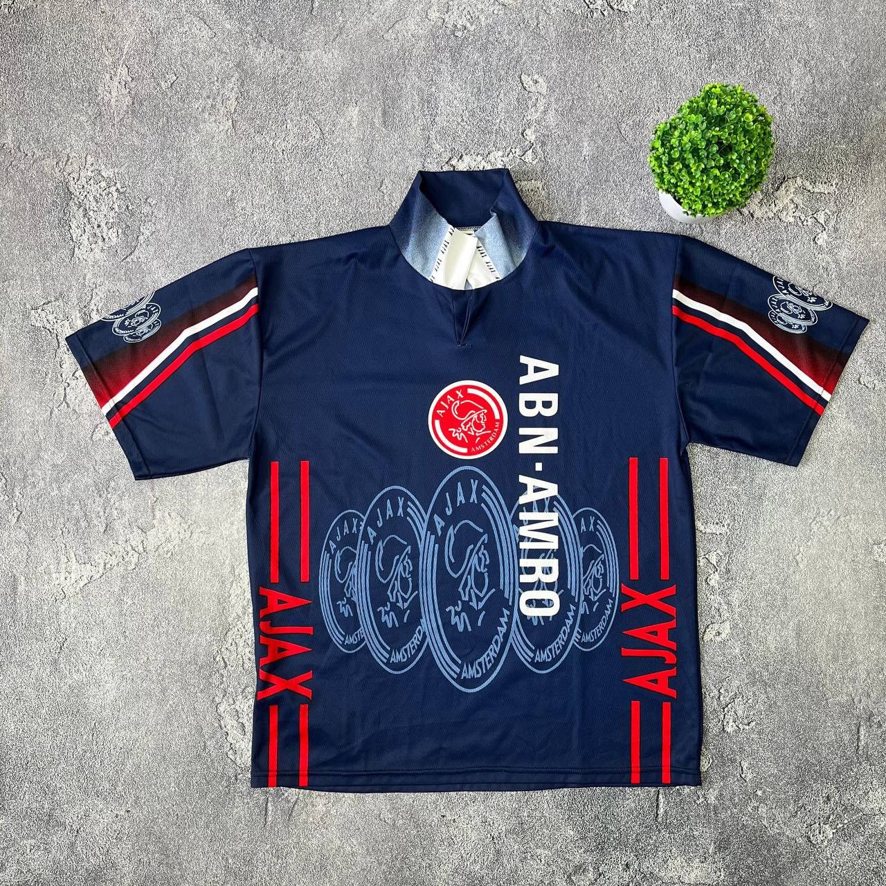 Vintage Ajax Amsterdam Football Jerser1997/1998 Away Shirt #10 Size US XL / EU 56 / 4 - 8 Thumbnail