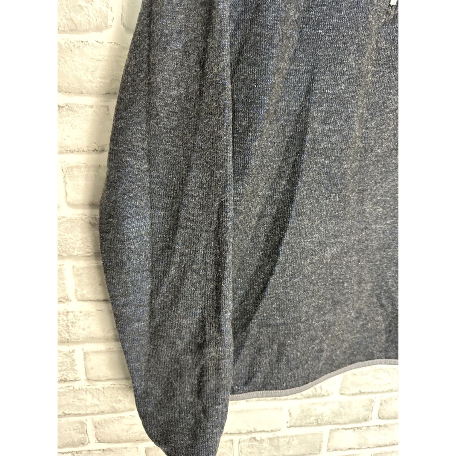 Vintage Kühl Chianti Fleece 1/4 Zip Pullover Mens M Blue Thumb Hole Wool Blend Regular Sweatshirt Mock Neck Zip Size US M / EU 48-50 / 2 - 5 Thumbnail