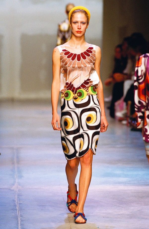 Miu Miu Miu Miu S/S 2005 Look 35 Silk Skirt Size 30" / US 8 / IT 44 - 1 Thumbnail
