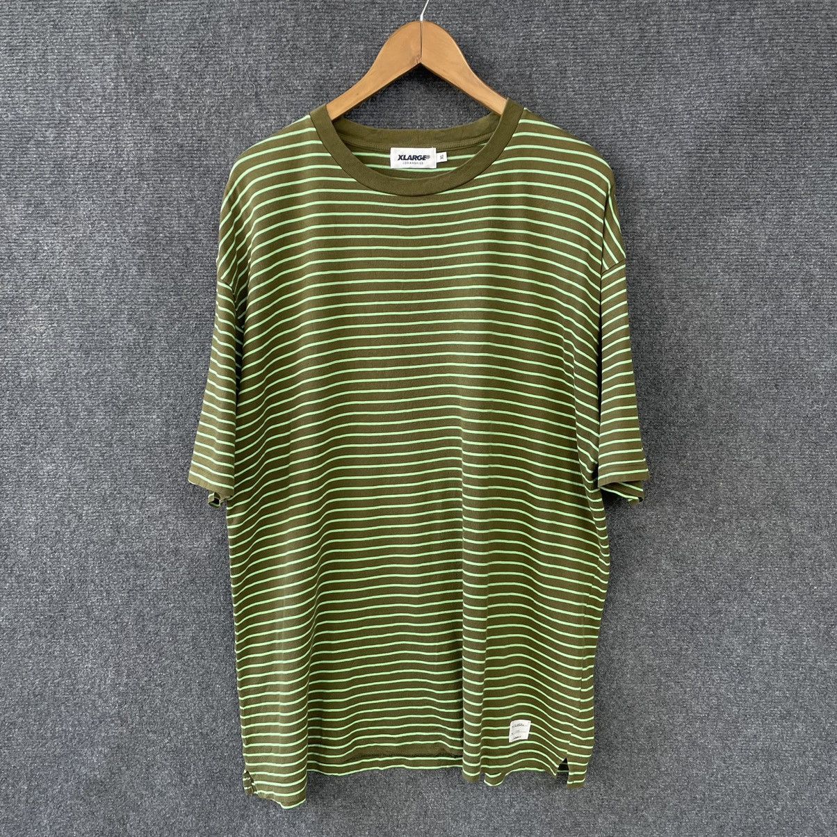 X-LARGE × Xlarge X Large Made in Japan Stripes Skater T Shirt Size US XL / EU 56 / 4 - 1 Thumbnail