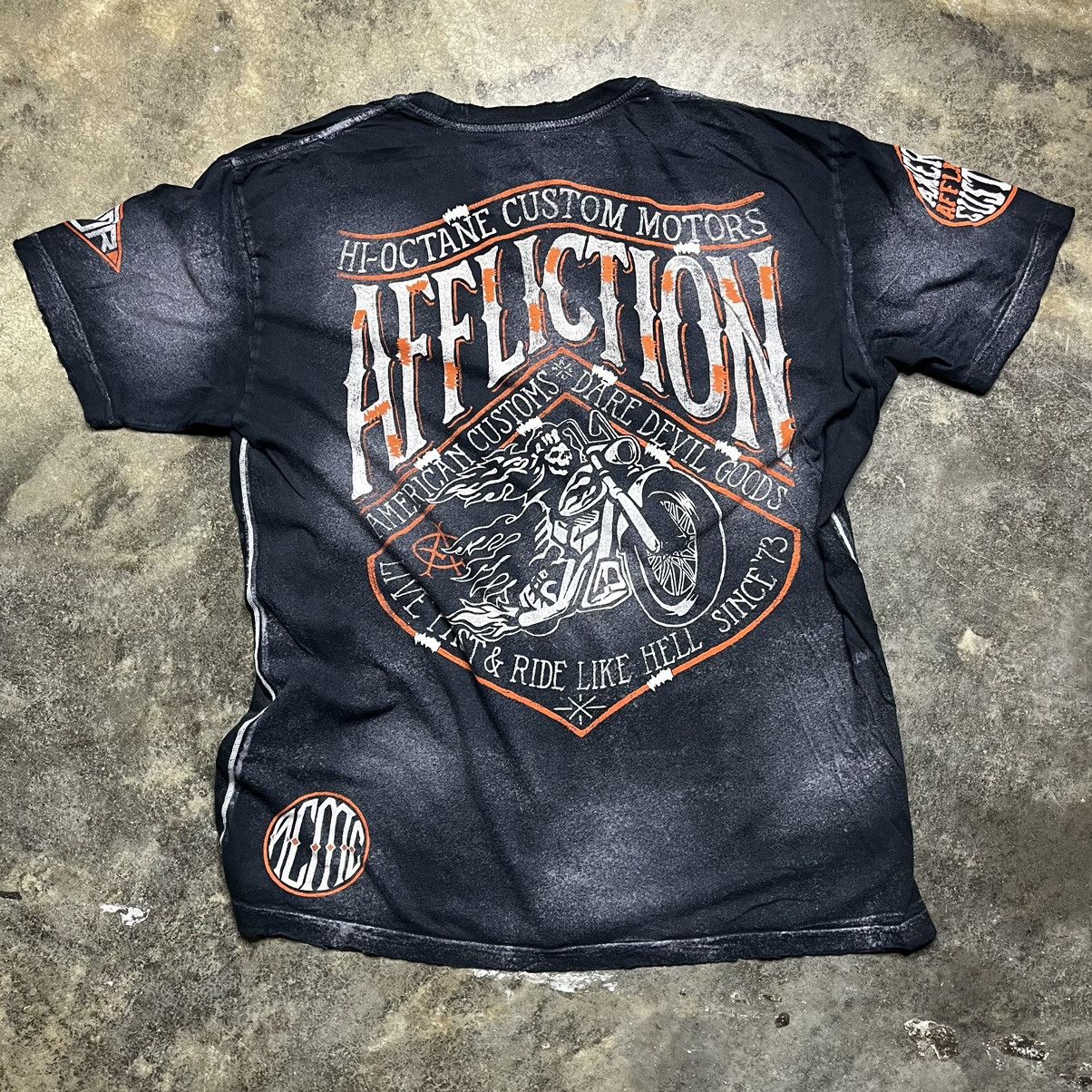 Affliction × Vintage y2k jesse pinkman style affliction tshirt Size US XXL / EU 58 / 5 - 1 Thumbnail