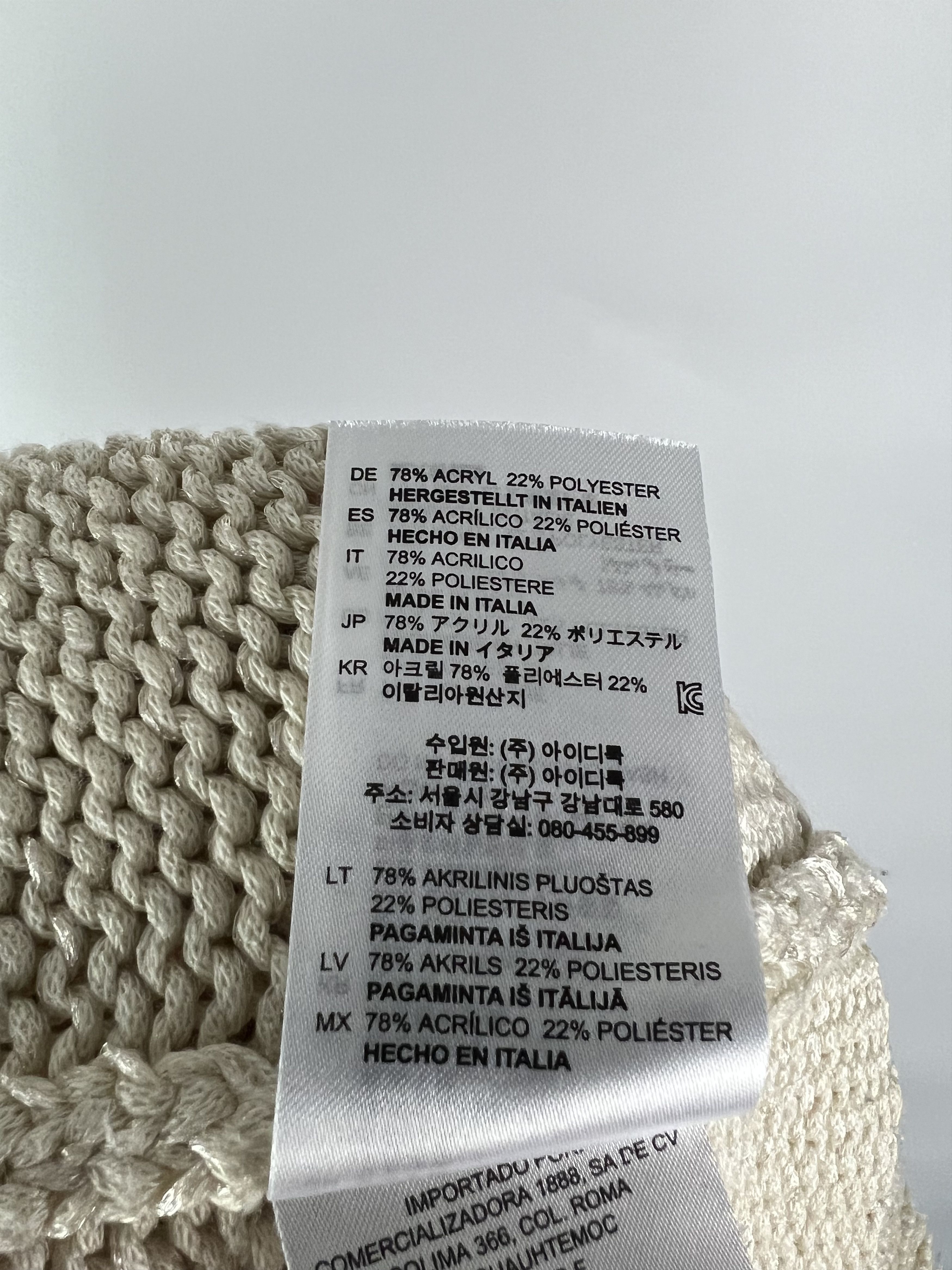 Sandro Sandro Women's Beige Knit Sweater Size 1 Size S / US 4 / IT 40 - 12 Thumbnail