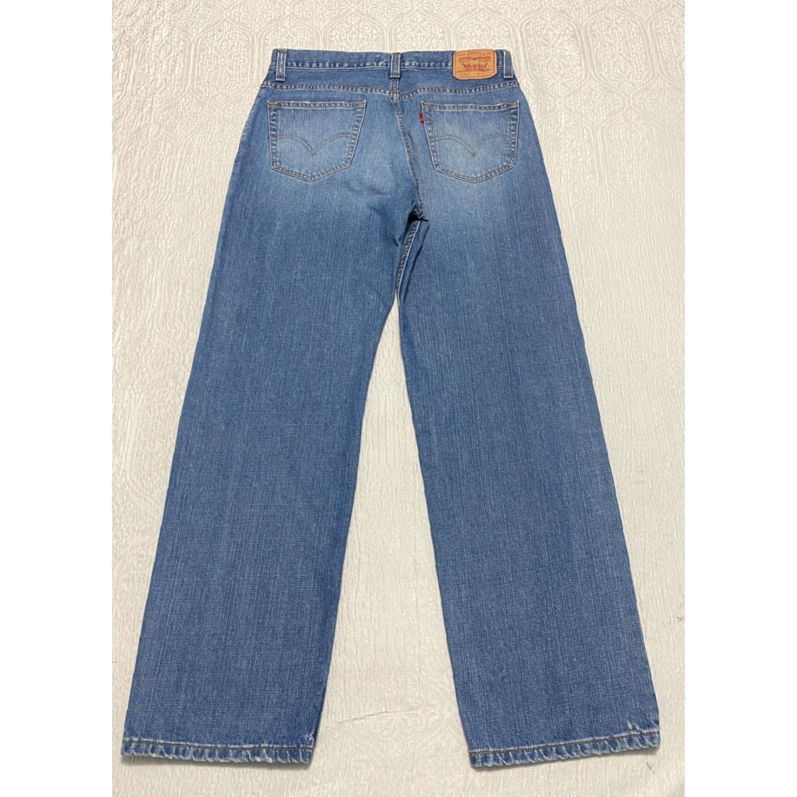 Levi's VINTAGE Levi's 559 Jeans Mens Regular Size 36 Blue Denim Whiskers Relaxed Straight 5-Pocket Mens Boys|Mens Size US 36 / EU 52 - 2 Thumbnail