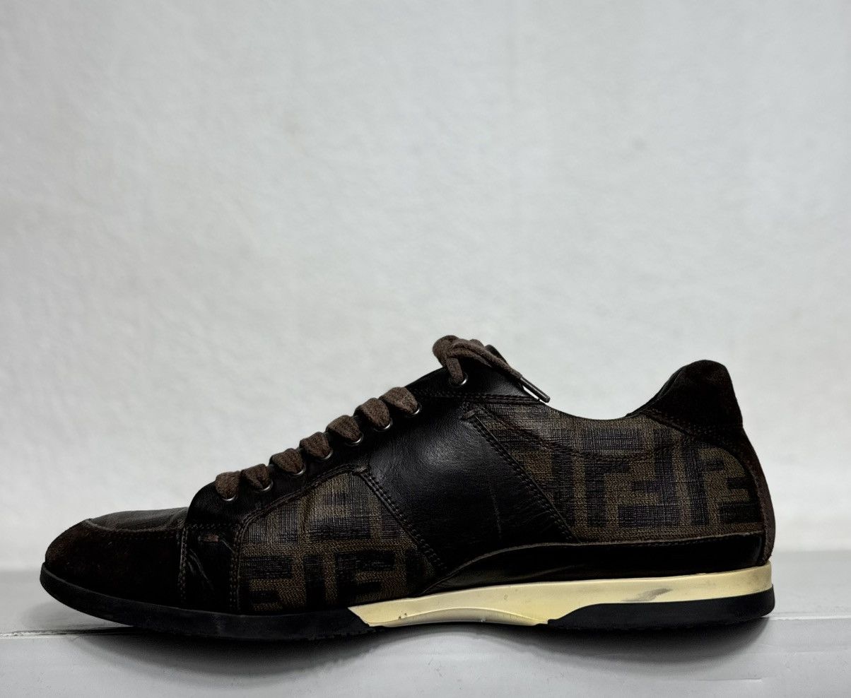 Fendi Fendi Monogram Luxury Leather Low Shoes Sneakers Size US 10 Size US 10 / EU 43 - 4 Thumbnail