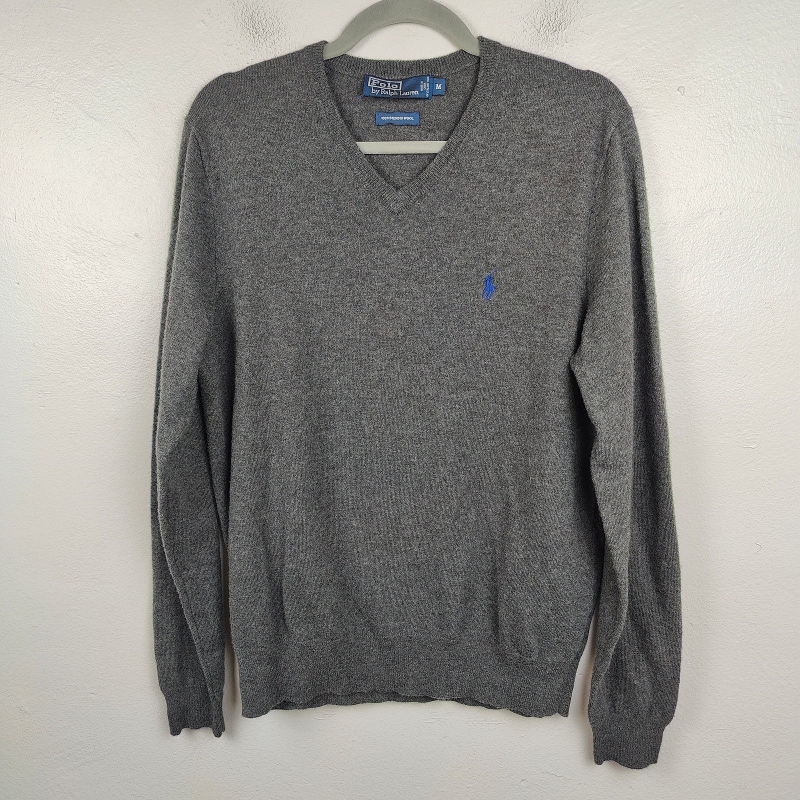 Polo Ralph Lauren Vintage Polo Ralph Lauren Merino Wool Sweater Mens Medium Size US M / EU 48-50 / 2 - 1 Thumbnail
