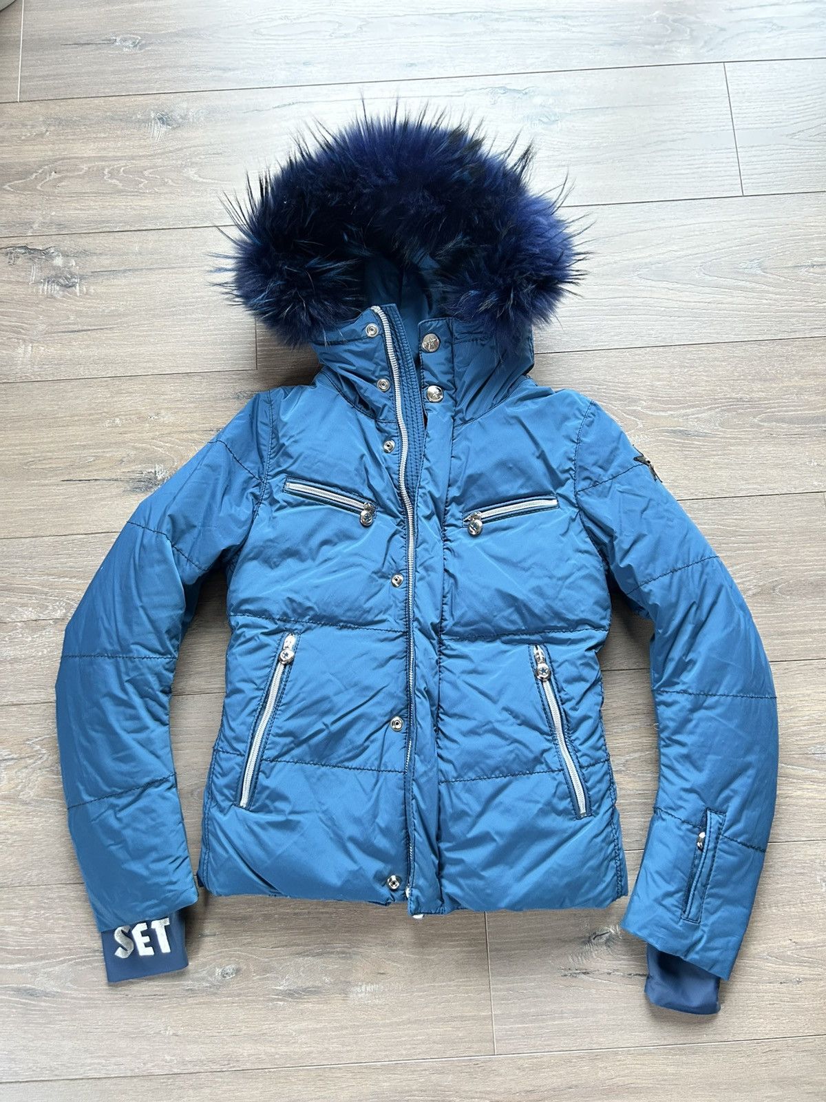 JET SET Jet Set royal blue ski jacket XS 0 size Size XS / US 0-2 / IT 36-38 - 1 Thumbnail