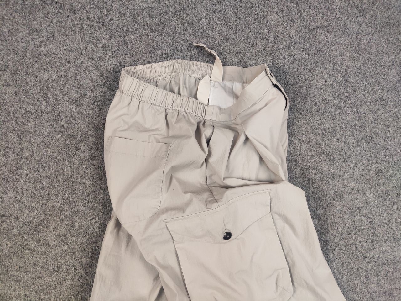 Japanese Brand Rizhuo Japanese Design Beige Baggy Cargo Trouser Pants Size US 32 / EU 48 - 3 Thumbnail