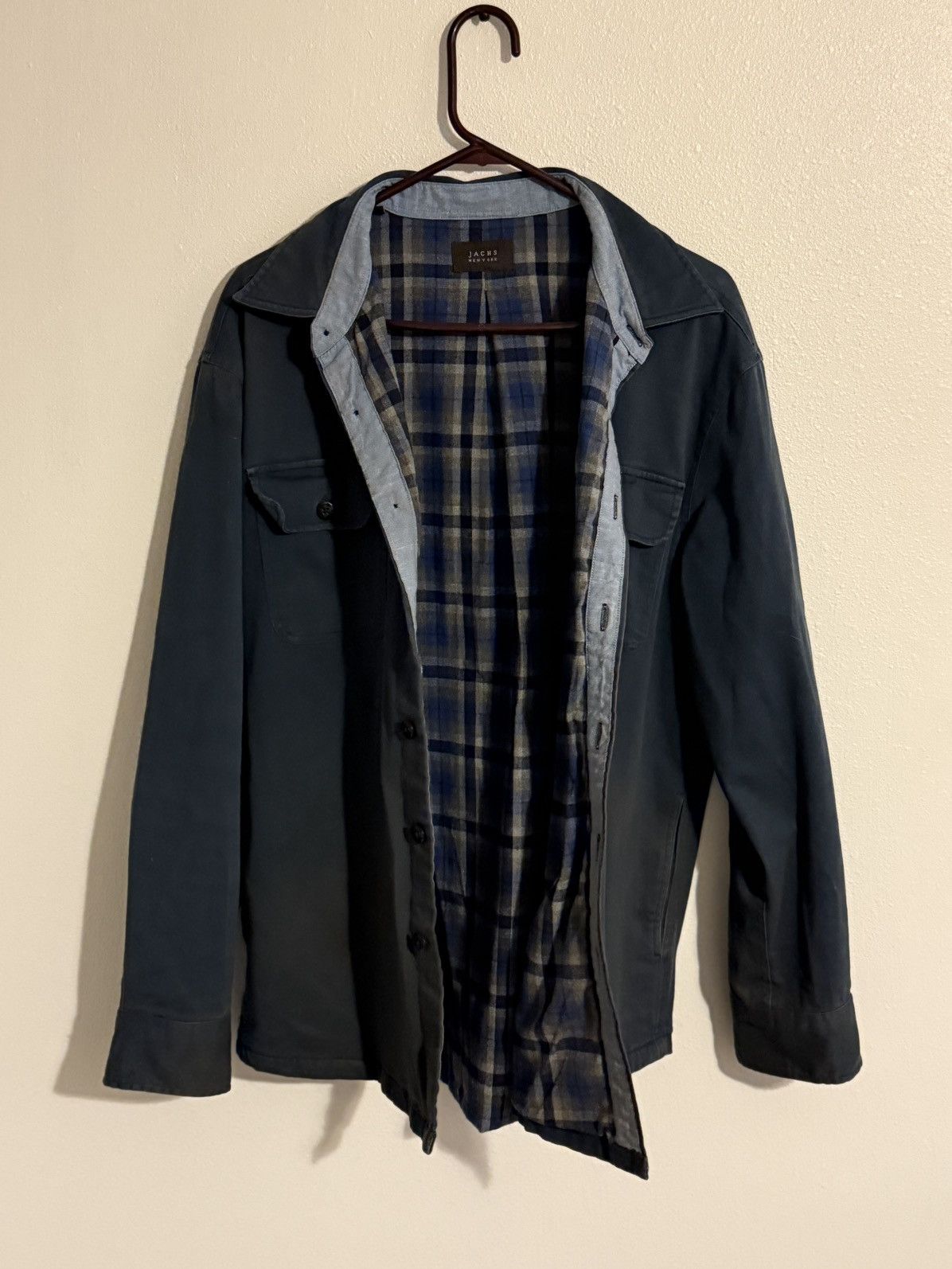 Vintage Overshirt Flannel Jacket Size US L / EU 52-54 / 3 - 3 Thumbnail