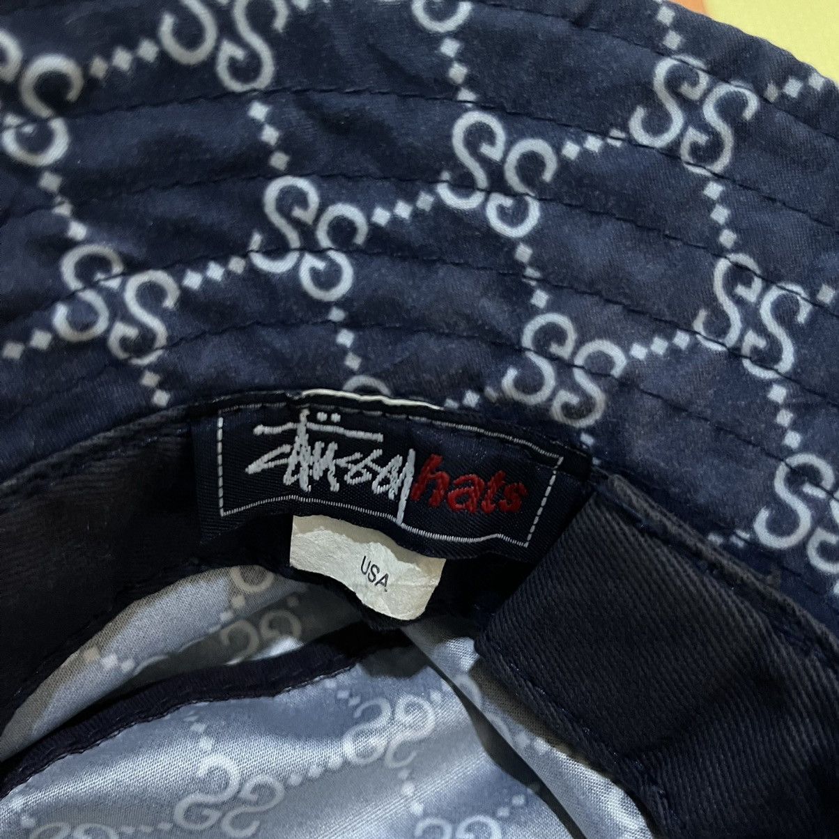 Stussy Vintage STUSSY monogram bucket hat usa Size 38 - 4 Thumbnail