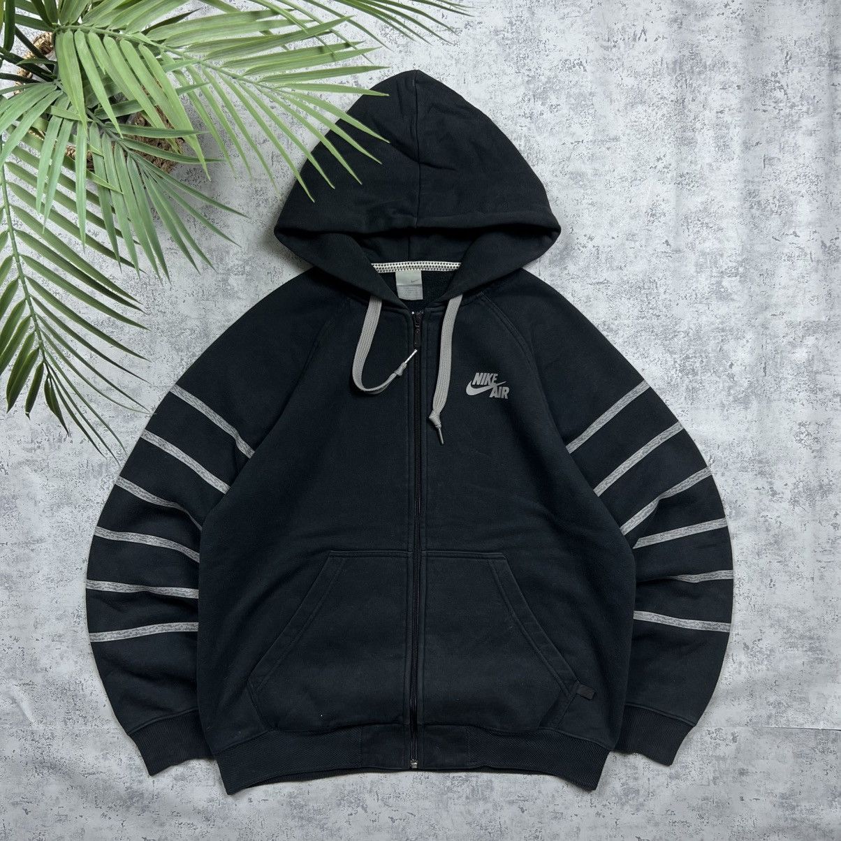 Nike 90s NIKE AIR VINTAGE DRILL Y2K OVERSIZED ZIP UP HOODIE Size US M / EU 48-50 / 2 - 1 Thumbnail