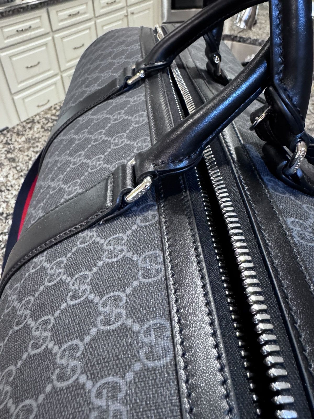 Gucci Gucci Large GG Duffle Bag Size ONE SIZE - 9 Thumbnail