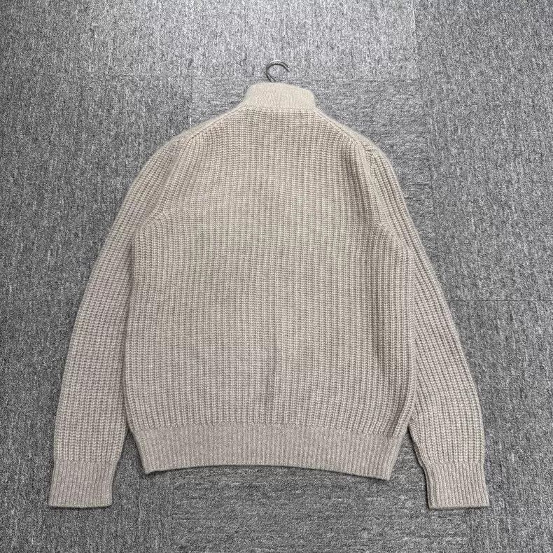 Loro Piana Loro Piana ICER PULL Cashmere Blend Knit Jacket Size US M / EU 48-50 / 2 - 2 Thumbnail