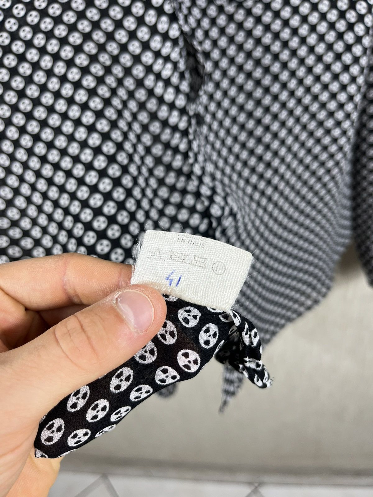 Moschino Vintage Moschino toxic radioactive pocket shirt polka dot Size US S / EU 44-46 / 1 - 17 Thumbnail