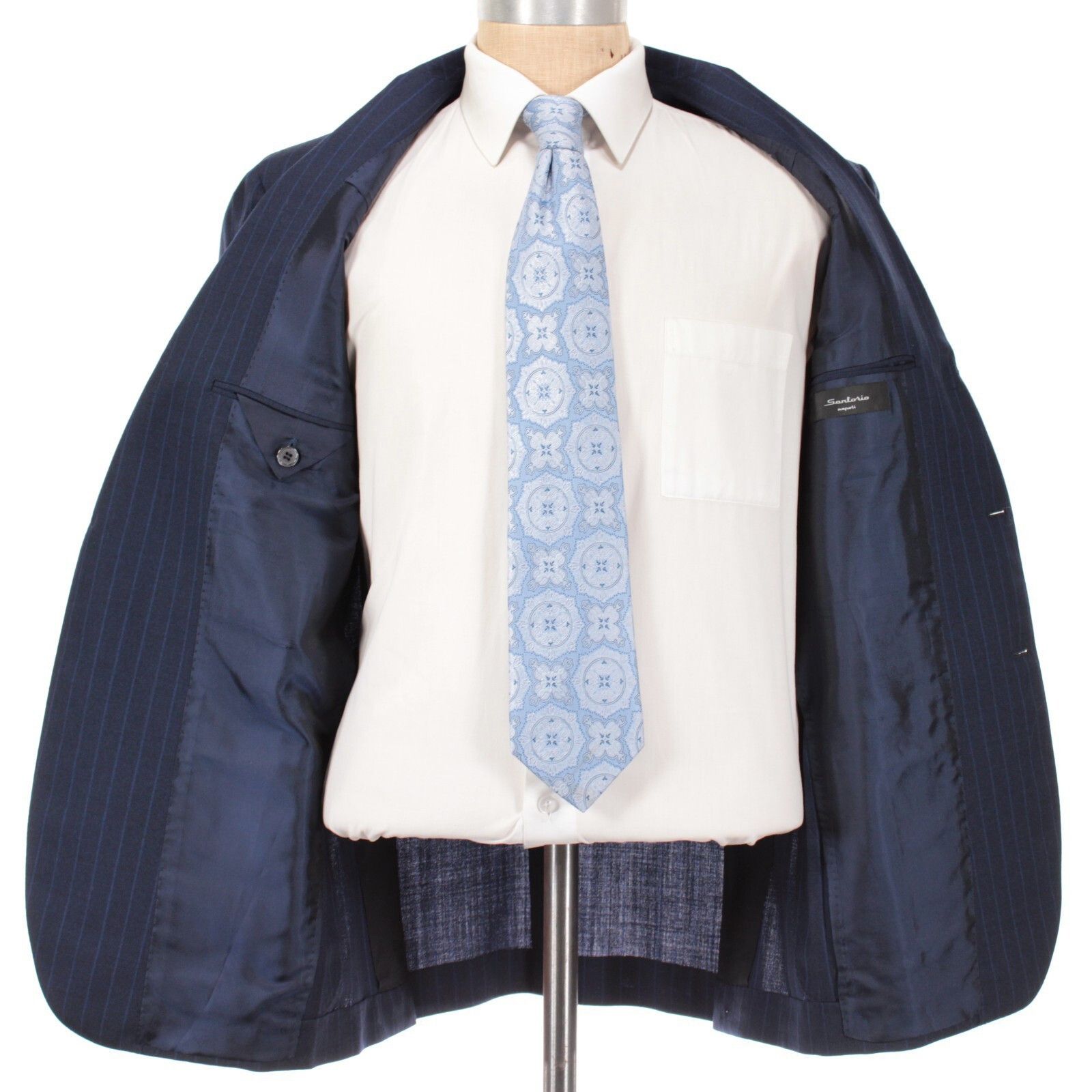 SARTORIO Sartorio Suit Size US 40 Regular in Blue Size 40R - 5 Thumbnail