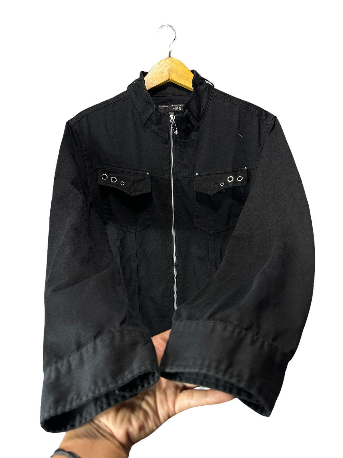 Isamu Katayama Backlash 2000s JPN BRAND Gothic Punk Jacket Kmrii Backlash Style MFE Size US L / EU 52-54 / 3 - 5 Thumbnail