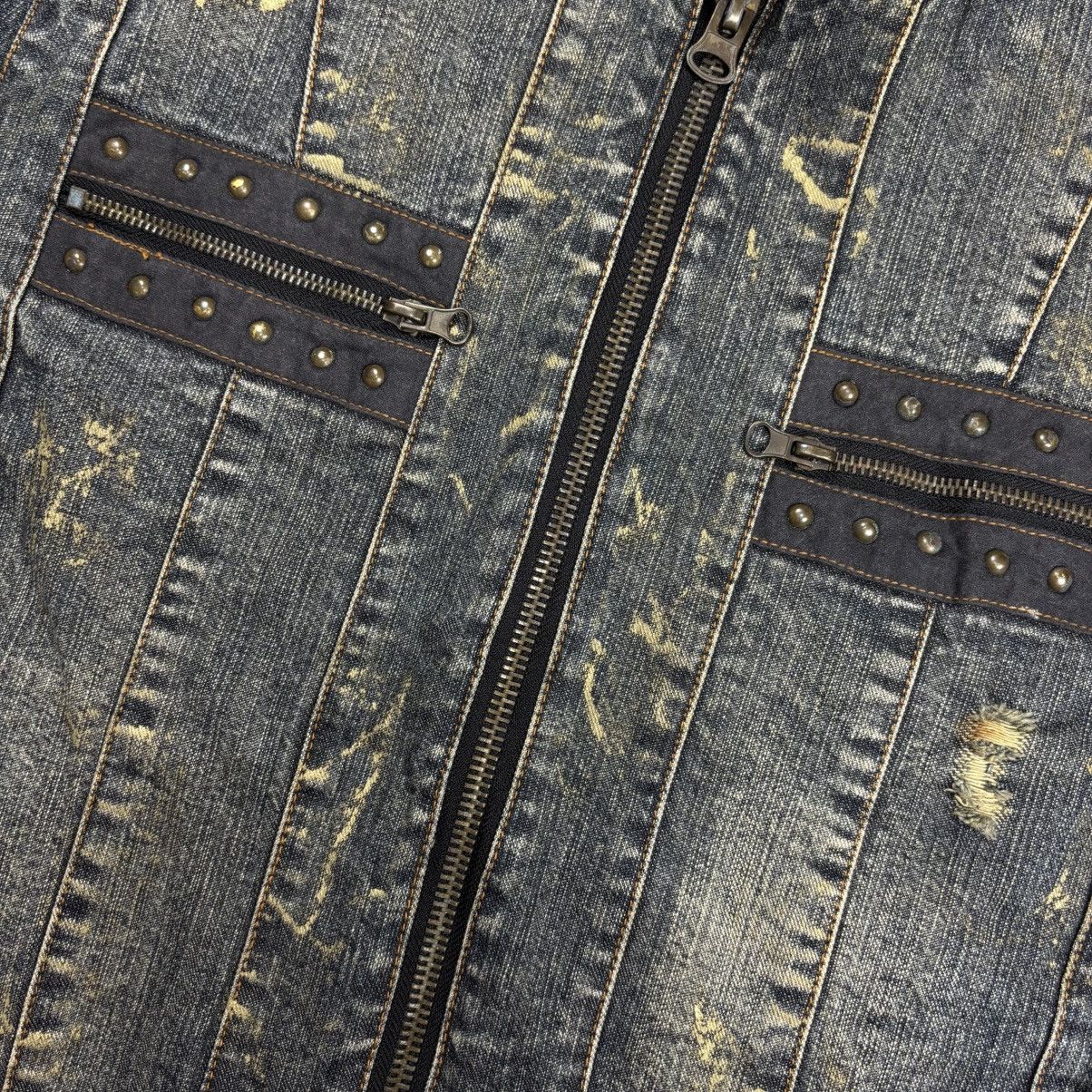 Ekam 2000s In The Attic - Bondage Rider Denim Jacket Size US M / EU 48-50 / 2 - 9 Thumbnail