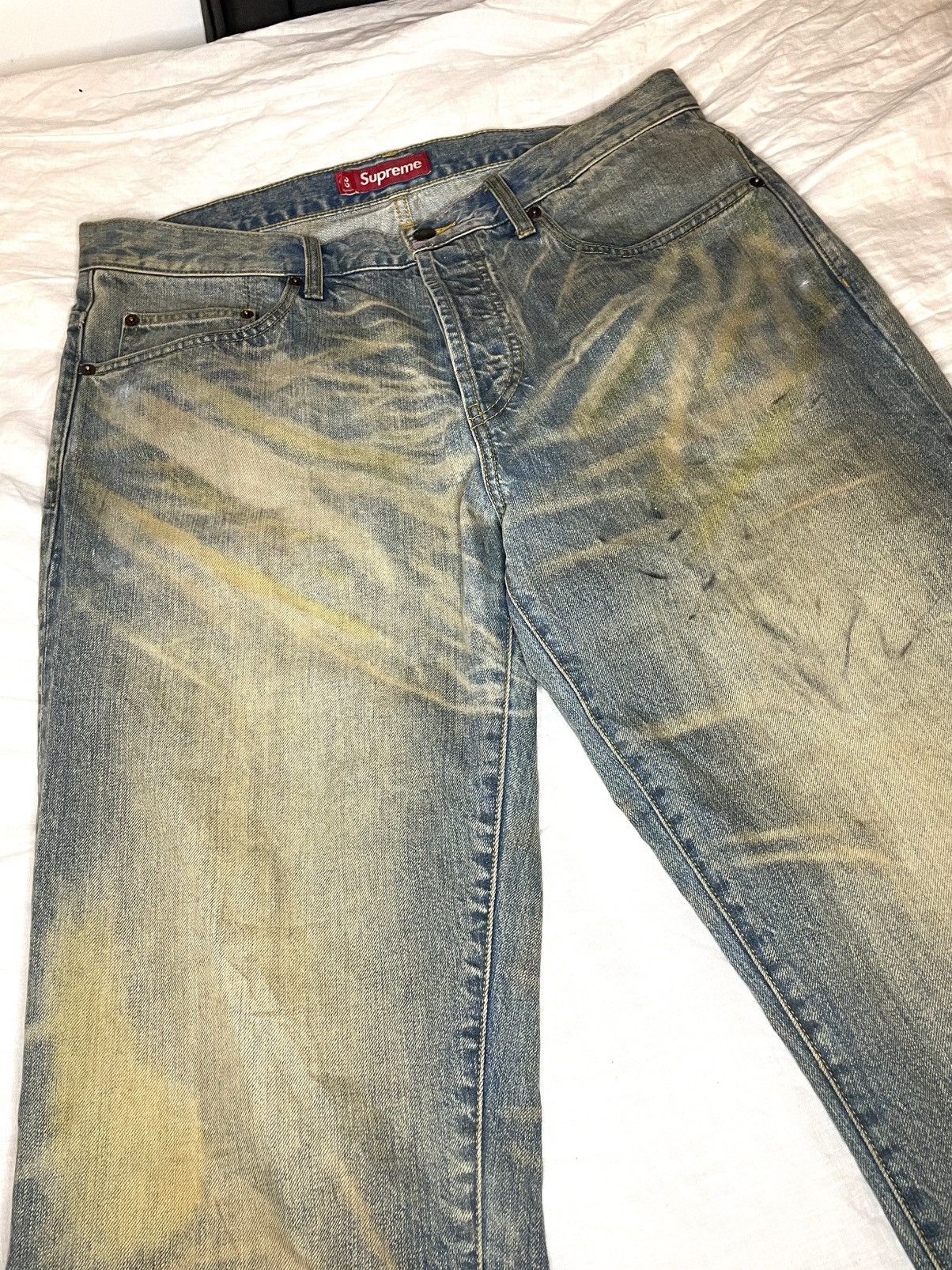Supreme Supreme regular jean dirty indigo FW25 Size US 32 / EU 48 - 2 Thumbnail
