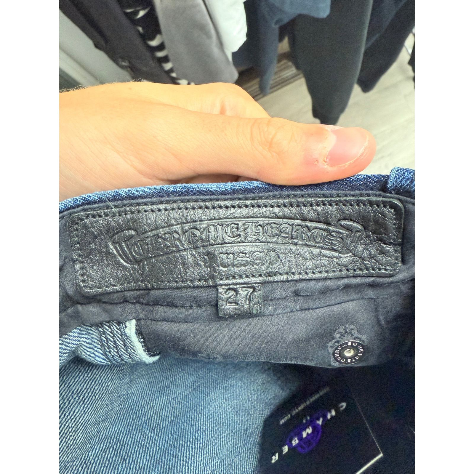 Chrome Hearts Chrome Hearts "Indigo Blue" Carpenter Jeans Size US 27 - 10 Thumbnail