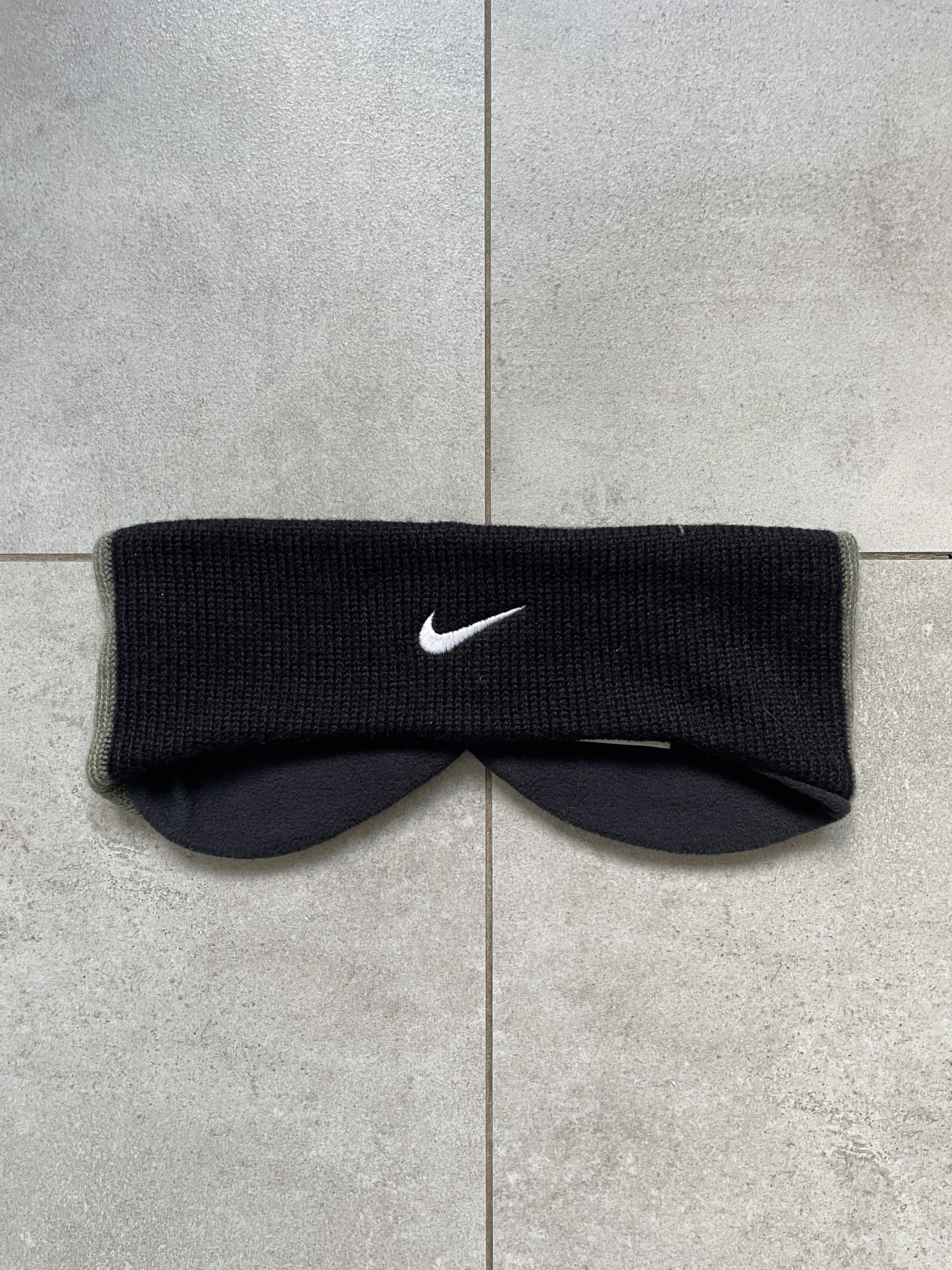 Nike Y2K NIKE BLACK KHAKI WINTER HEADBAND Size ONE SIZE - 1 Thumbnail