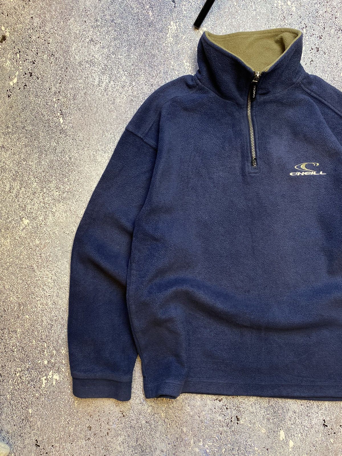 O'Neill × Vintage 💥CRAZY SURF STYLE ONEILL BIG LOGO FLEECE Size US L / EU 52-54 / 3 - 12 Thumbnail