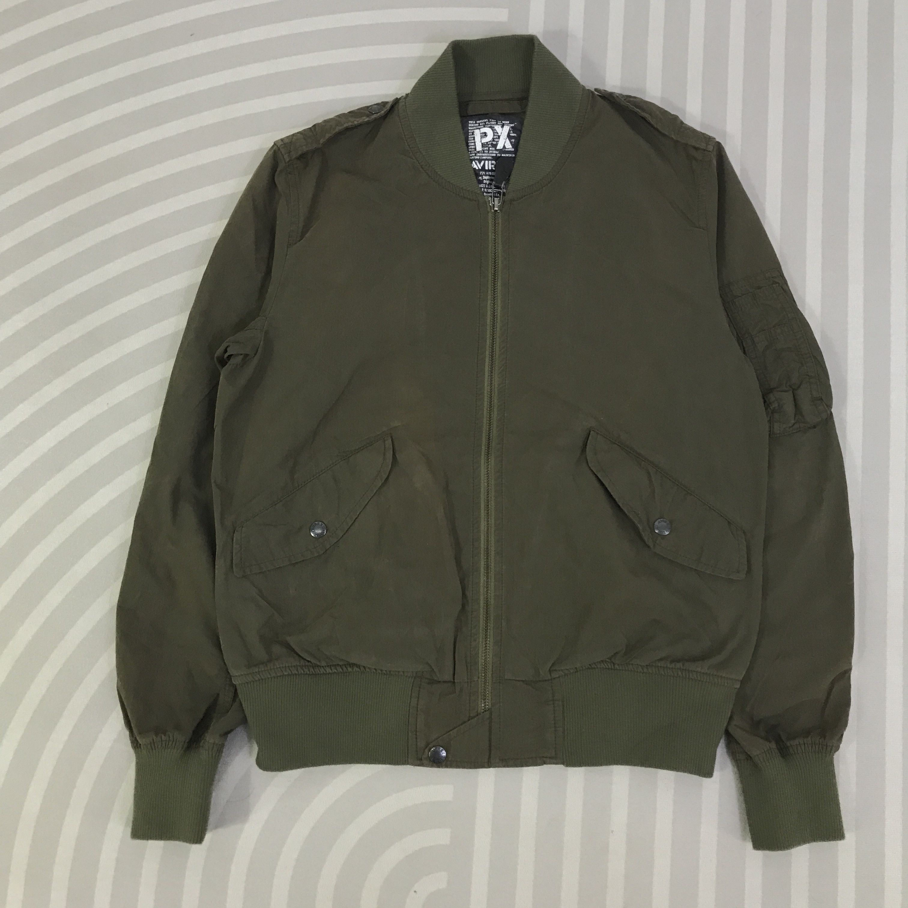 Avirex Vintage Avirex Army Faded Jacket Bomber K126B4 Size US M / EU 48-50 / 2 - 1 Thumbnail