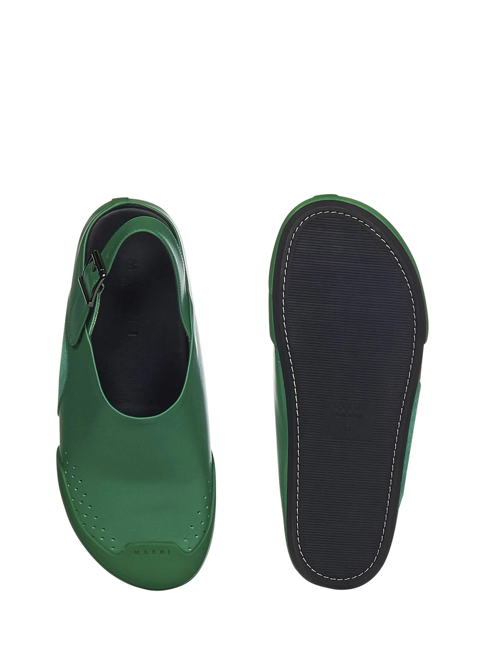 Marni o1srvl11e0724 Dada Sandals in Green Size US 8 / EU 41 - 3 Thumbnail