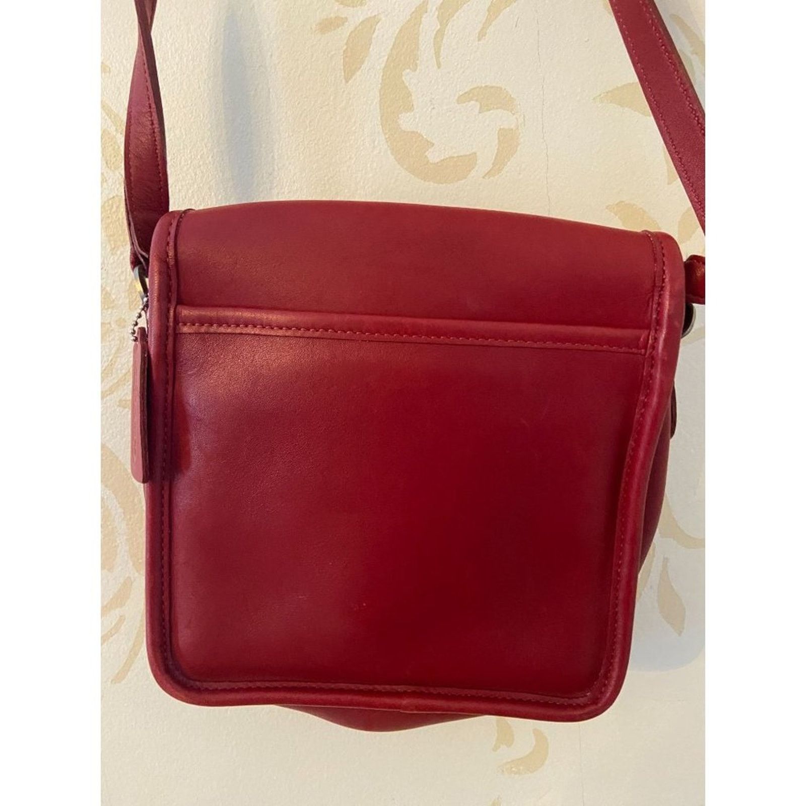 Coach Coach Red 100% Leather Crossbody Handbag - beautiful Size ONE SIZE - 3 Thumbnail