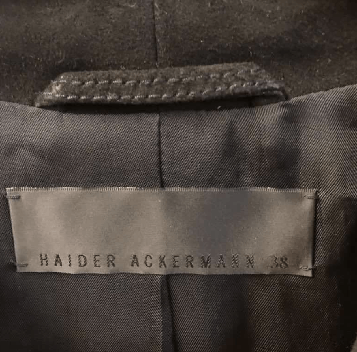Haider Ackermann Haider Ackermann Black Leather Jacket Size US XXS / EU 40 - 4 Thumbnail