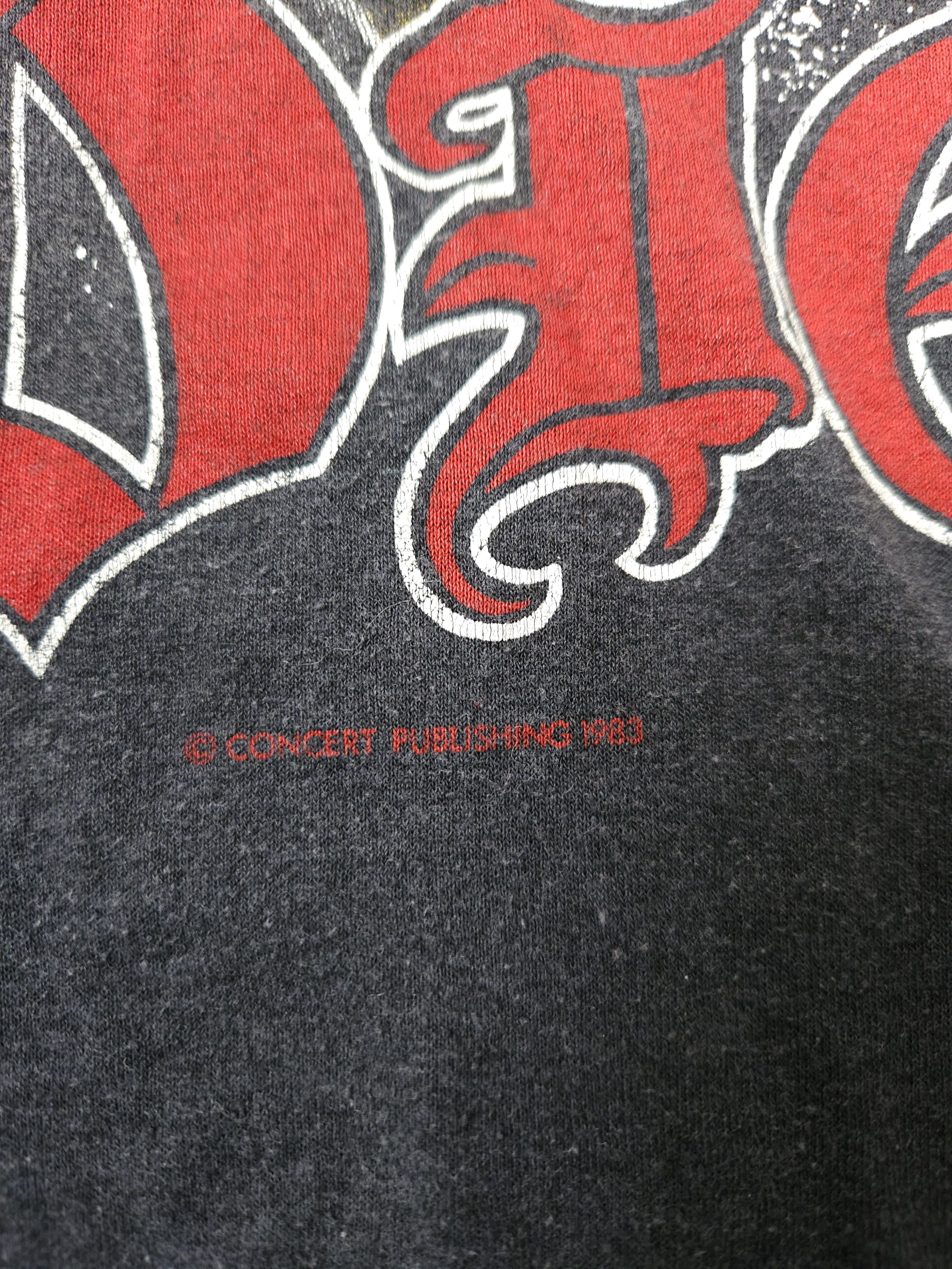 Band Tees × Vintage Vintage 1983 dio holy diver monsters of rock tee Size US L / EU 52-54 / 3 - 9 Thumbnail
