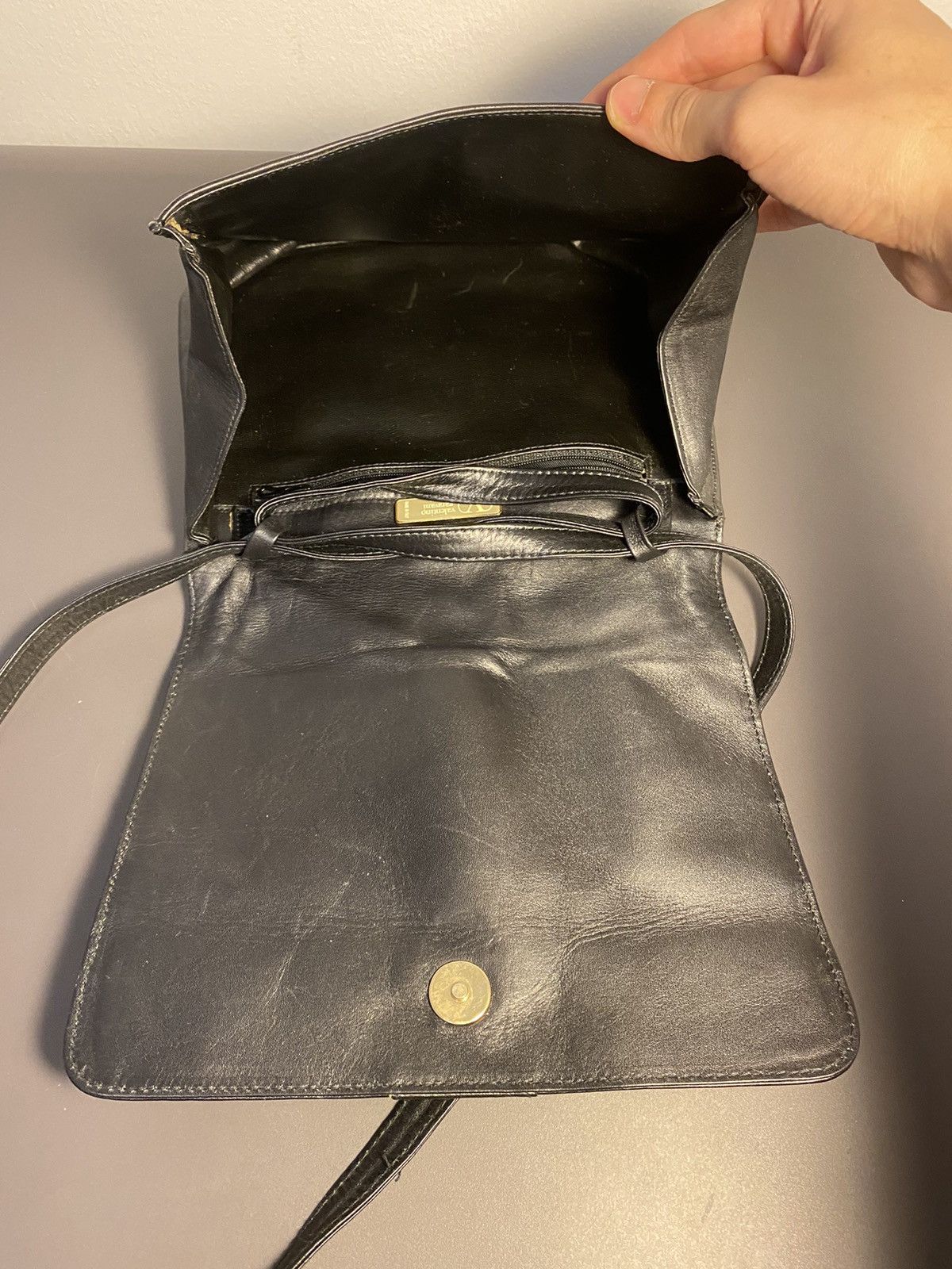 Valentino Valentino black bow bag leather Size ONE SIZE - 11 Thumbnail