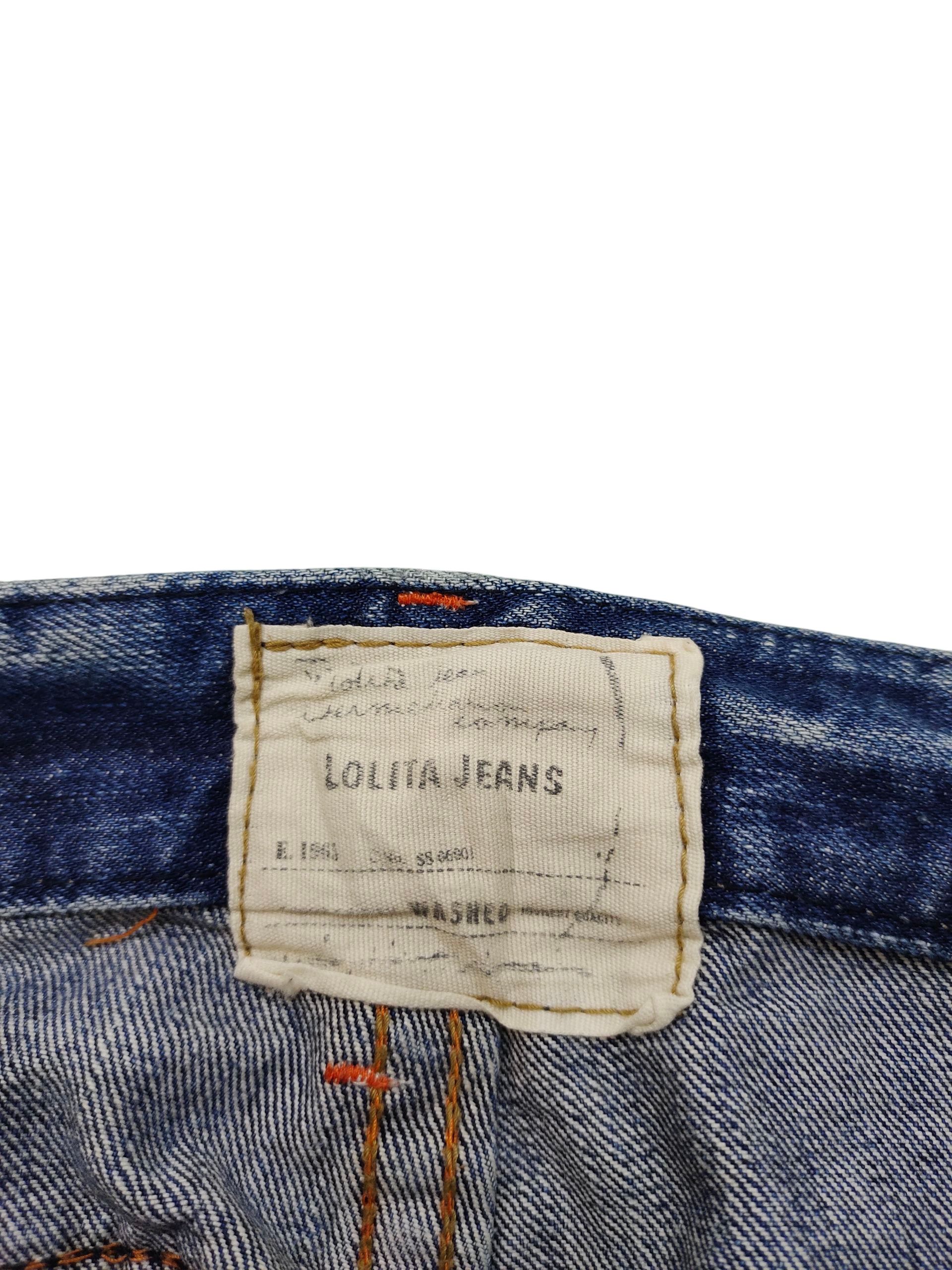 Number (N)ine × Undercover Yoshitomo Nara Lolita Clawmark Distress Denim Jeans Size US 30 / EU 46 - 10 Thumbnail