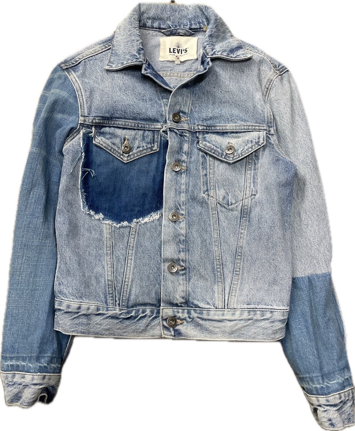 Levi's × Vintage Levi’s Made and Crafted Patched Denim Jacket Size US XS / EU 42 / 0 - 1 Thumbnail