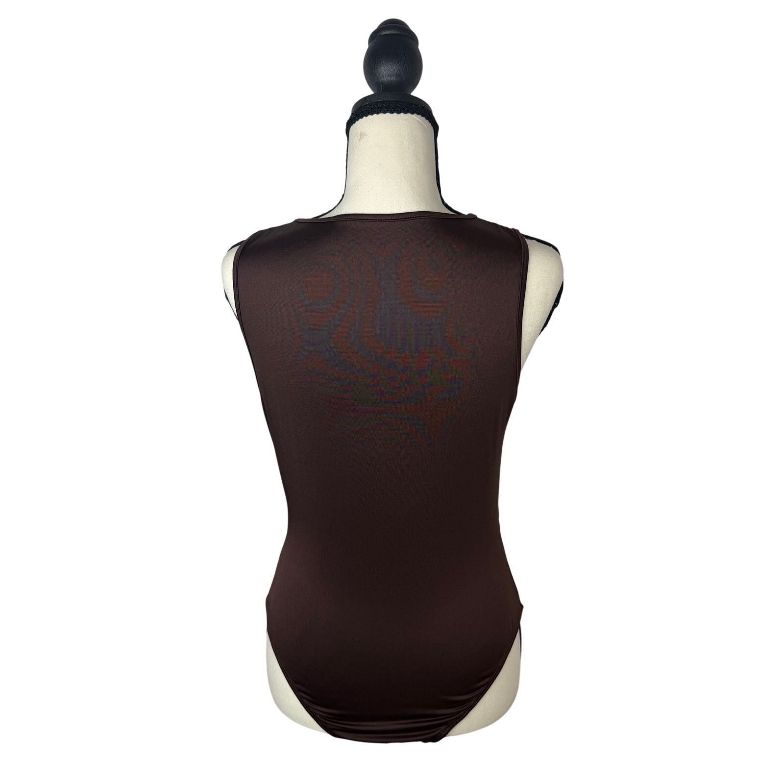 Shein Brown Cutout Ring Bodysuit Y2K Size M / US 6-8 / IT 42-44 - 4 Thumbnail