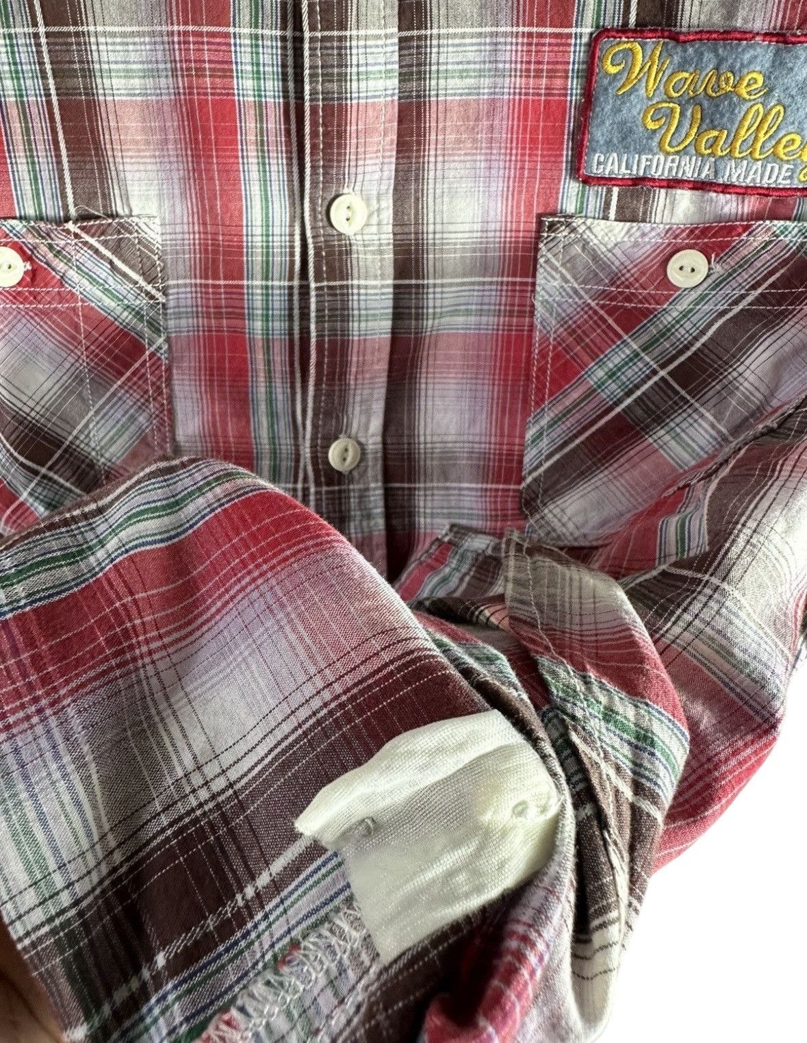 Japanese Brand 90s WELL MADE POEM DOUBLE SLEEVE JUNYA WATANABE CDG STYLE Size US M / EU 48-50 / 2 - 9 Thumbnail
