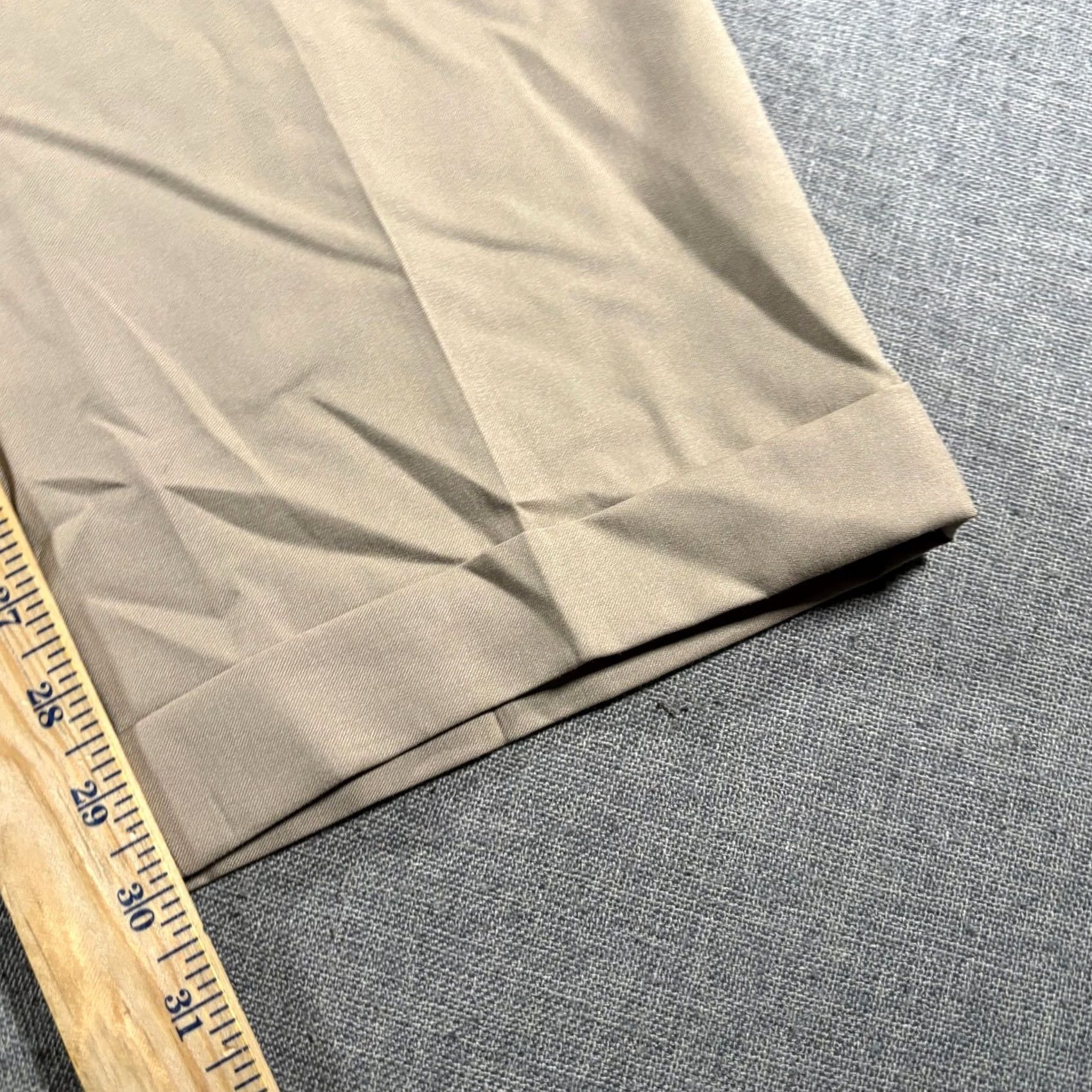 Brioni Brioni Pants Mens 38x28 Tan Khaki Pleated Cuffed Italian Dress Luxury Trousers Size US 38 / EU 54 - 5 Thumbnail