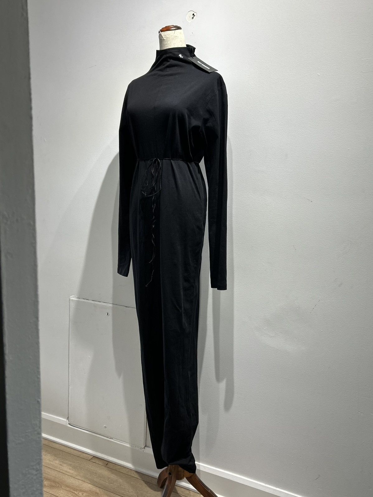 Raf Simons Funnel Jersey Jumpsuit with Logo Size 28" / US 6 / IT 42 - 3 Thumbnail