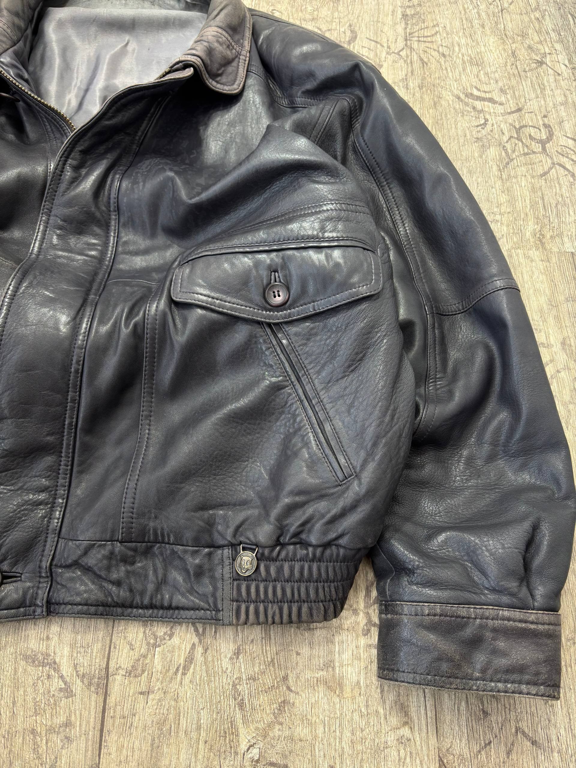 Hysteric Glamour VTG Baleniaga Kapital Style Leather Heavy Leather Jacket Size US XL / EU 56 / 4 - 7 Thumbnail
