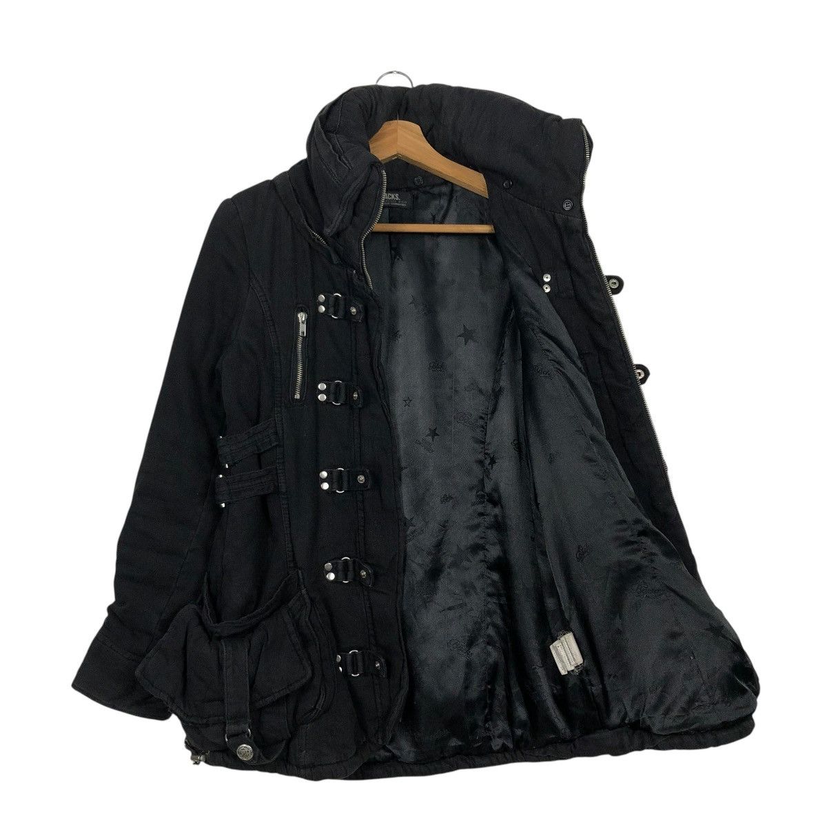 Hysteric Glamour 🔥BACKS BIKER JACKET CARGO BUTTON PUNK DESIGN Size US M / EU 48-50 / 2 - 13 Thumbnail