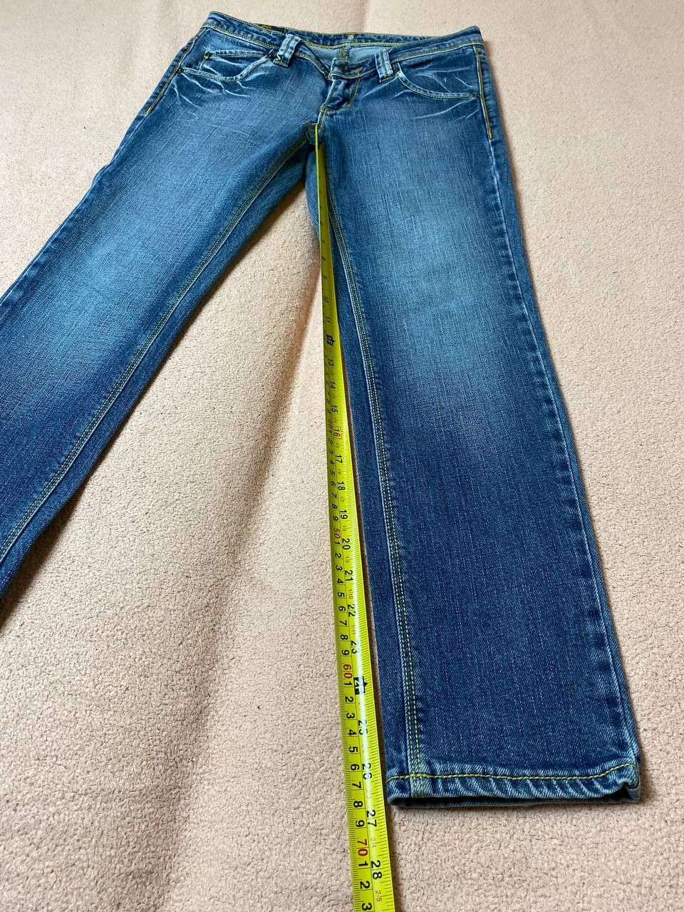 Japanese Brand × Lee Vintage 90's Lee Denim Blue Jeans Faded Distressed Size 27" / US 4 / IT 40 - 10 Thumbnail