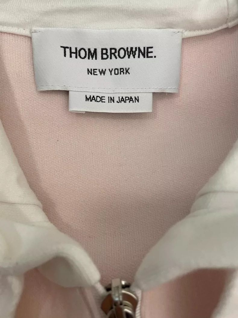 Thom Browne Thom browne Pink and white color-blocked hat rope four-stri Size S / US 4 / IT 40 - 5 Thumbnail