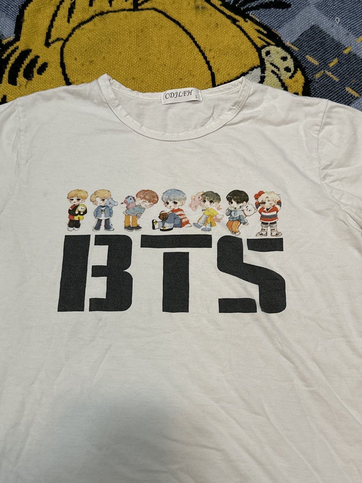 Hype Vintage BTS Chibi Characters K-Pop T-Shirt | Grailed