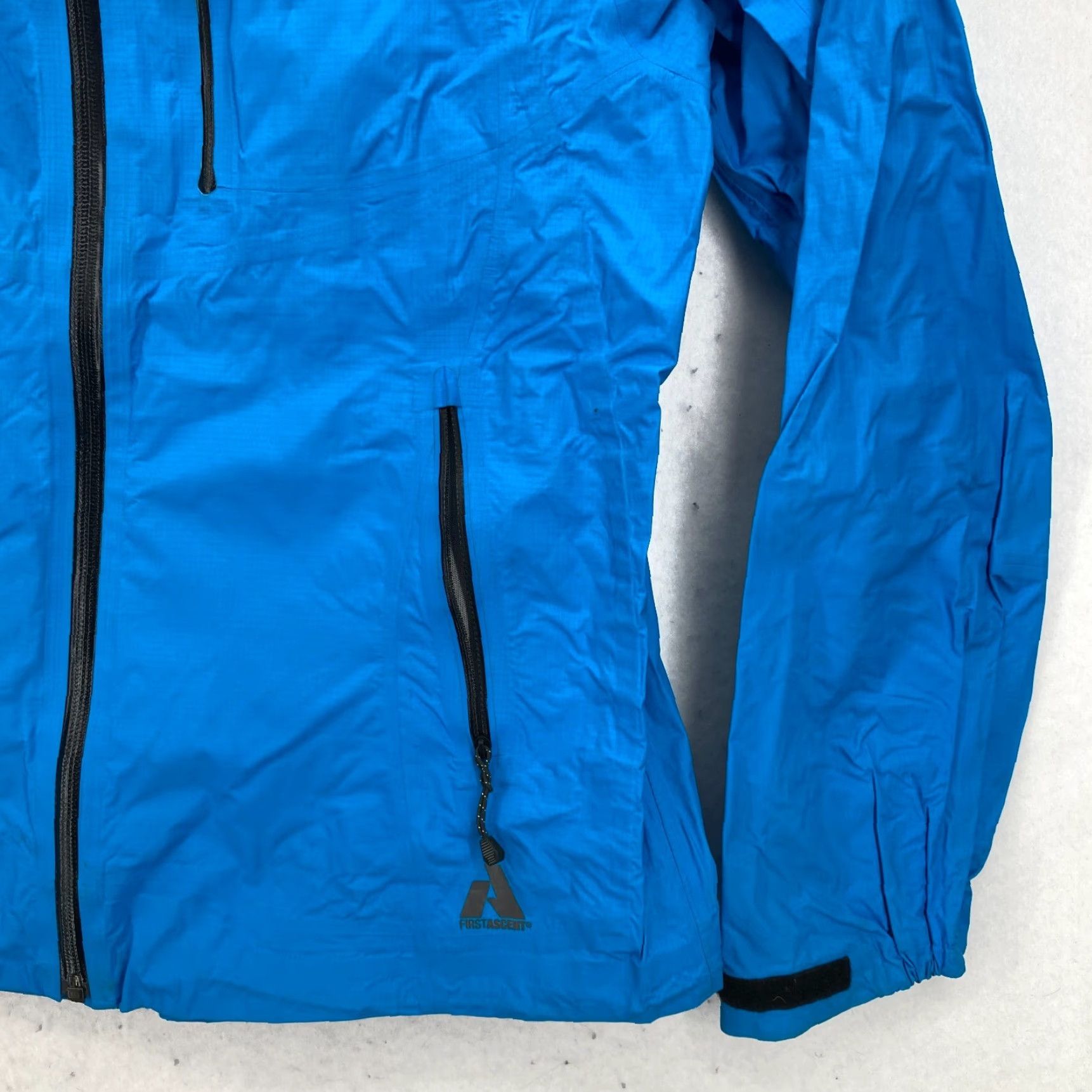 Eddie Bauer VINTAGE Eddie Bauer First Ascent Rain Jacket Women's Large Blue Ripstop Water Resistant Size L / US 10 / IT 46 - 3 Thumbnail