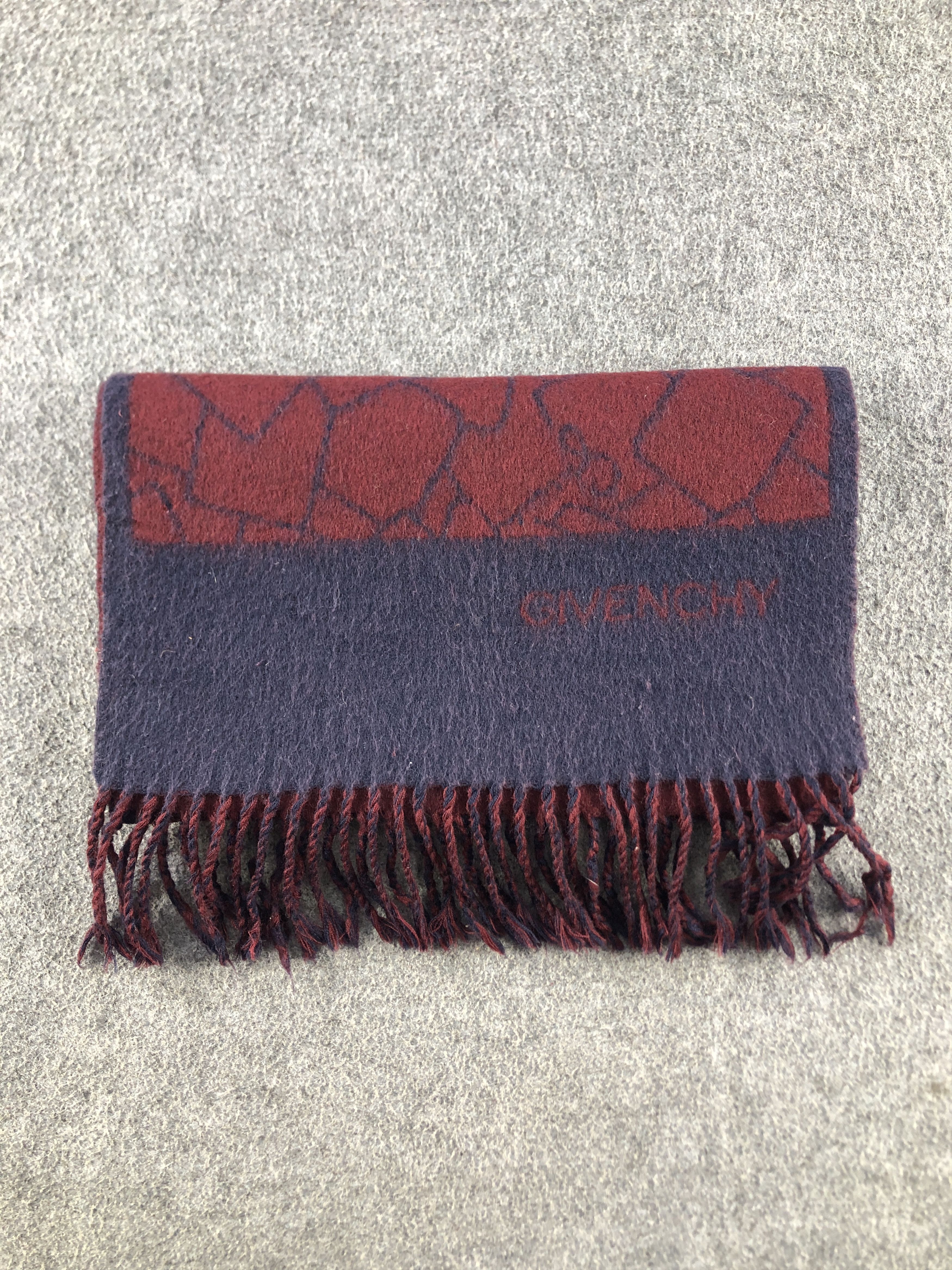 Vintage Givenchy Wool Scarf / Muffler / Neckwear P866 Size ONE SIZE - 9 Thumbnail