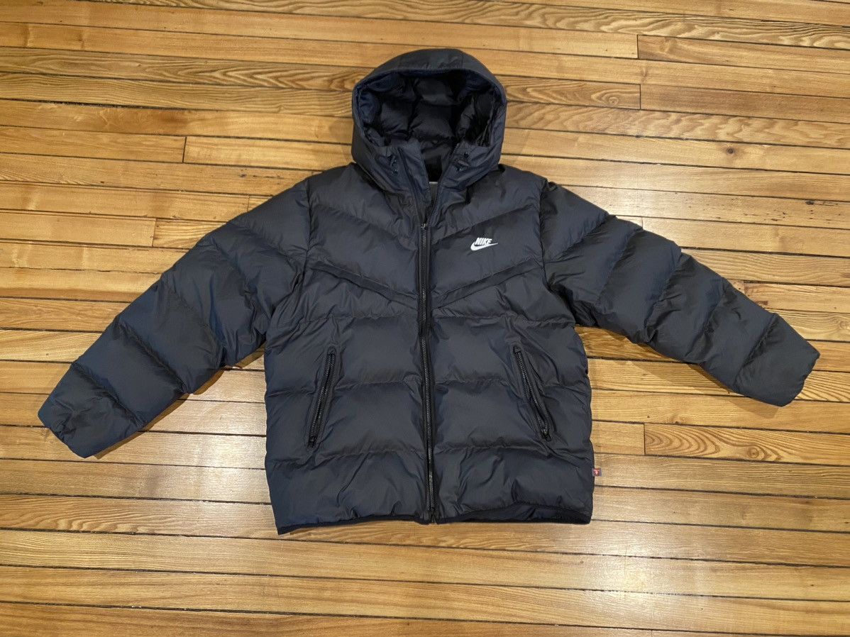 Nike Nike Windrunner tech puffer jacket coat xl black swoosh Size US XL / EU 56 / 4 - 1 Thumbnail