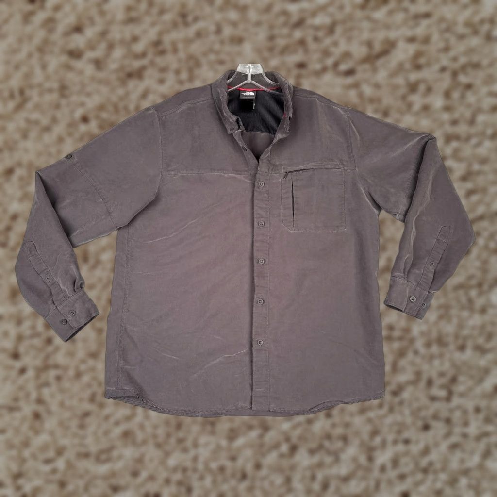 The North Face The North Face Shirt Men Adult Large Gray Long Sleeve Button-Up Pocket Nylon Modal Blend Button-Up Casual, Travel, Vacation, Resort Size US L / EU 52-54 / 3 - 1 Thumbnail