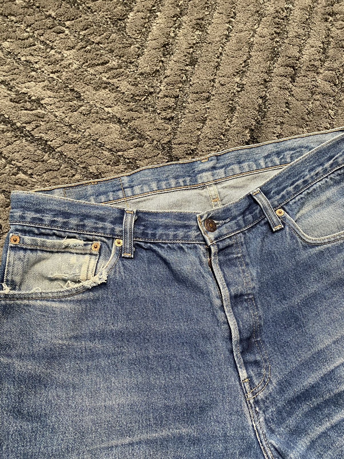 Levi's Vintage Blue Levi’s Straight Leg Jeans Trousers Basic 582 Size US 36 / EU 52 - 4 Thumbnail