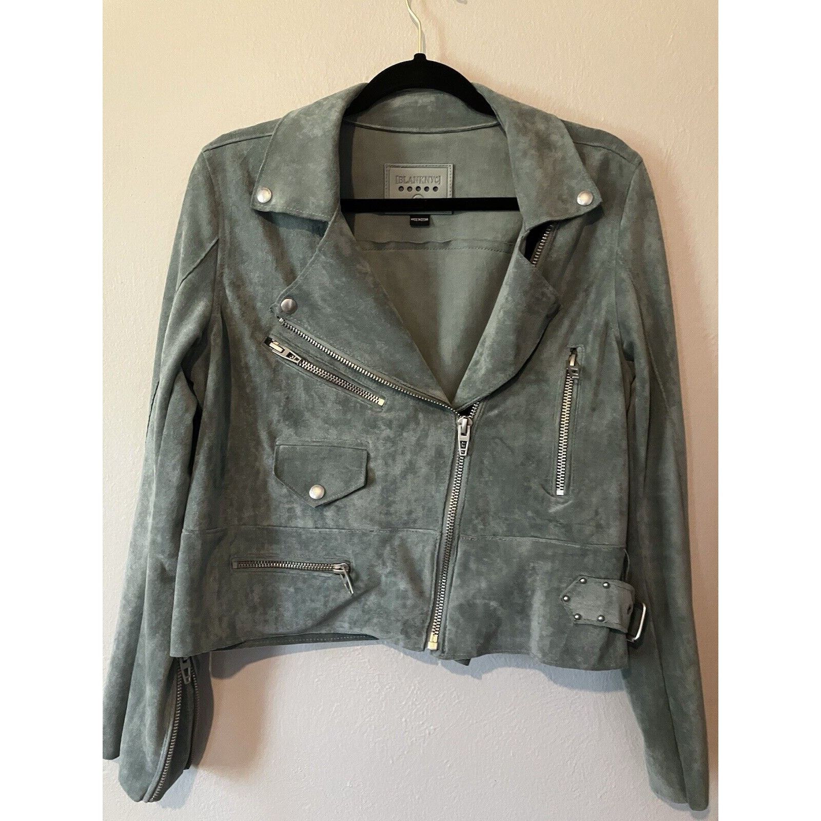 BLANKNYC Blank NYC Jacket Beige Faux leather olive green Size Medium Size M / US 6-8 / IT 42-44 - 1 Thumbnail