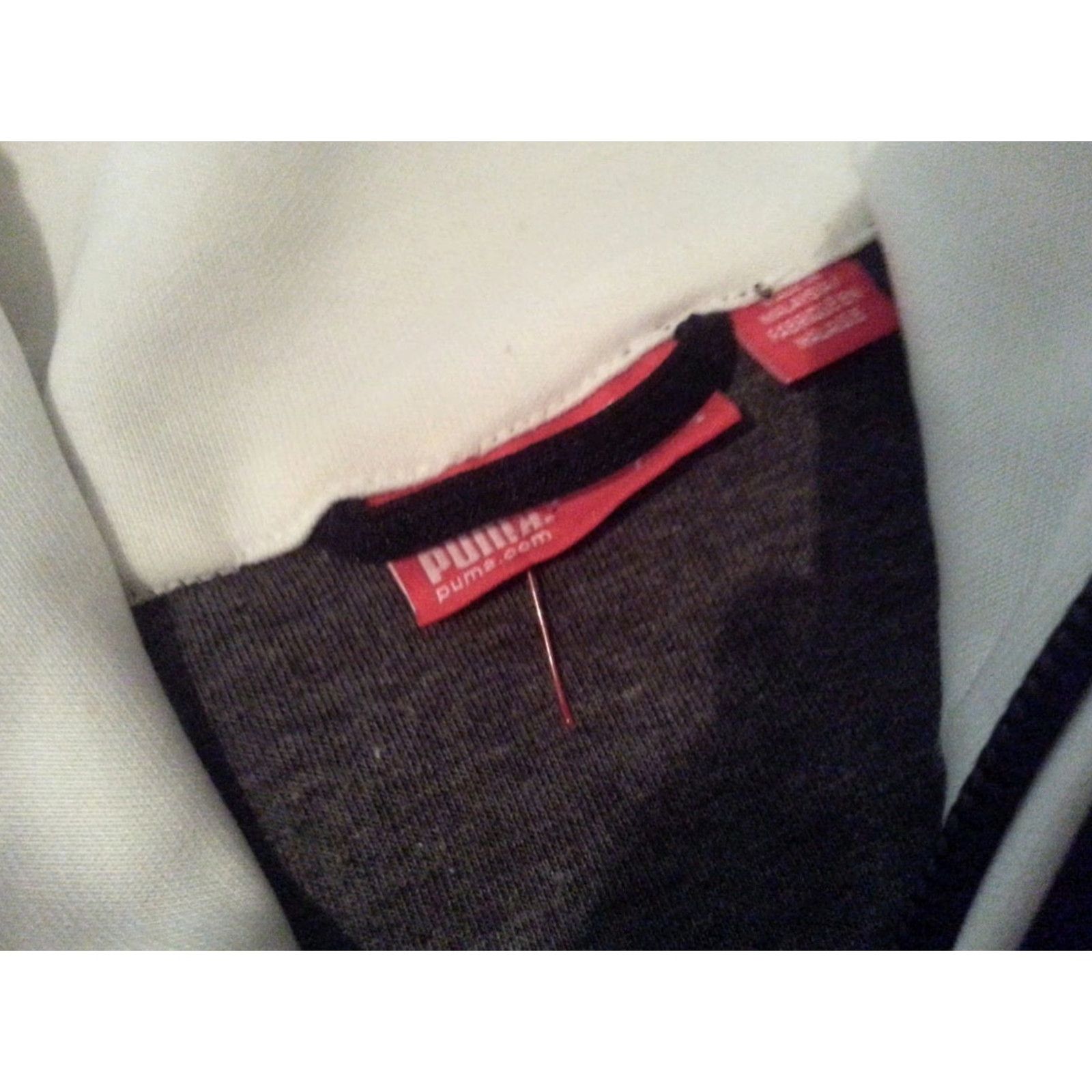 Puma Womens PUMA Full Zip Jacket XS Black Cotton Track Jacket Womens XS Black Full Zip Jacket Size XS / US 0-2 / IT 36-38 - 6 Thumbnail