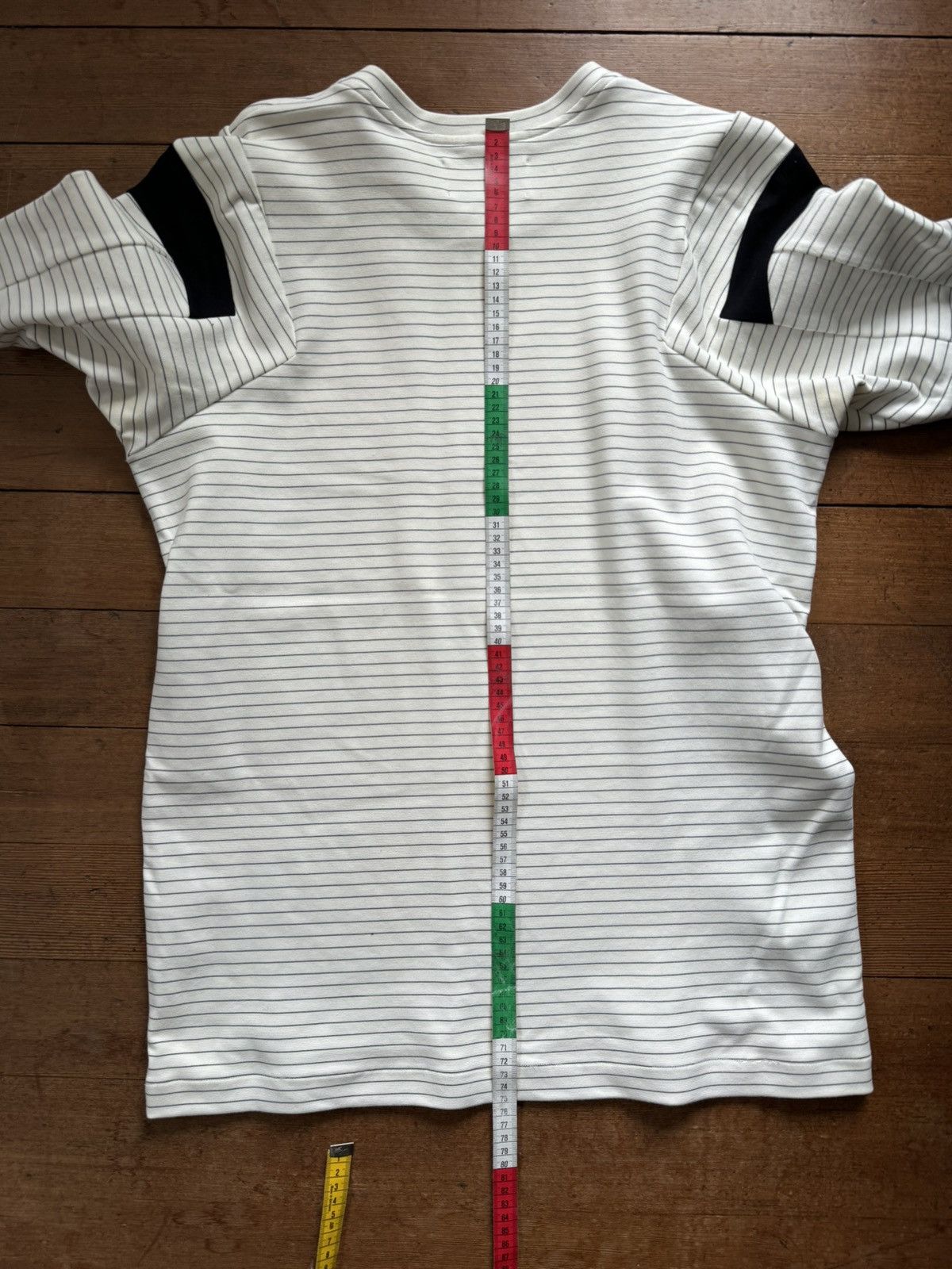 Public School gital pin stripe t shirt Size US M / EU 48-50 / 2 - 3 Thumbnail